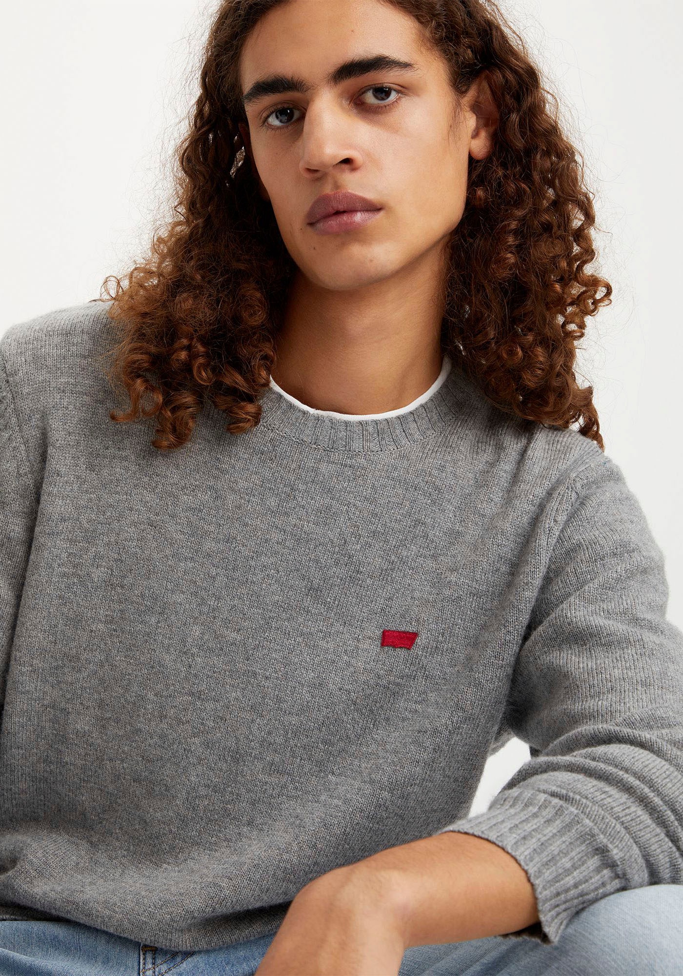 Levi's® Wollpullover »ORIGINAL HM SWEATER« klassische Rundhalsform