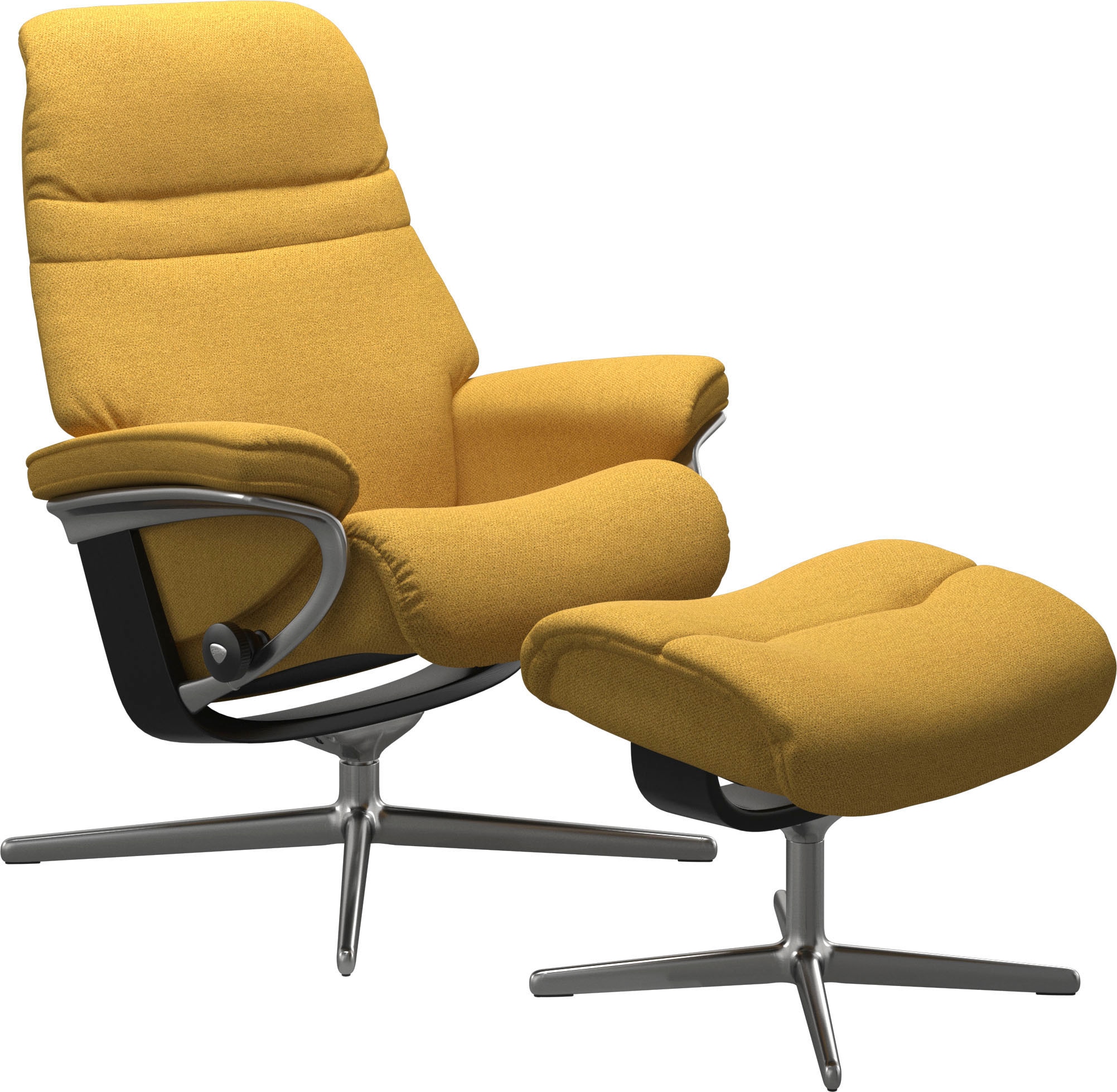Stressless® Relaxsessel »Sunrise«, mit Cross Base, Größe S, M & L, Holzakzent Schwarz
