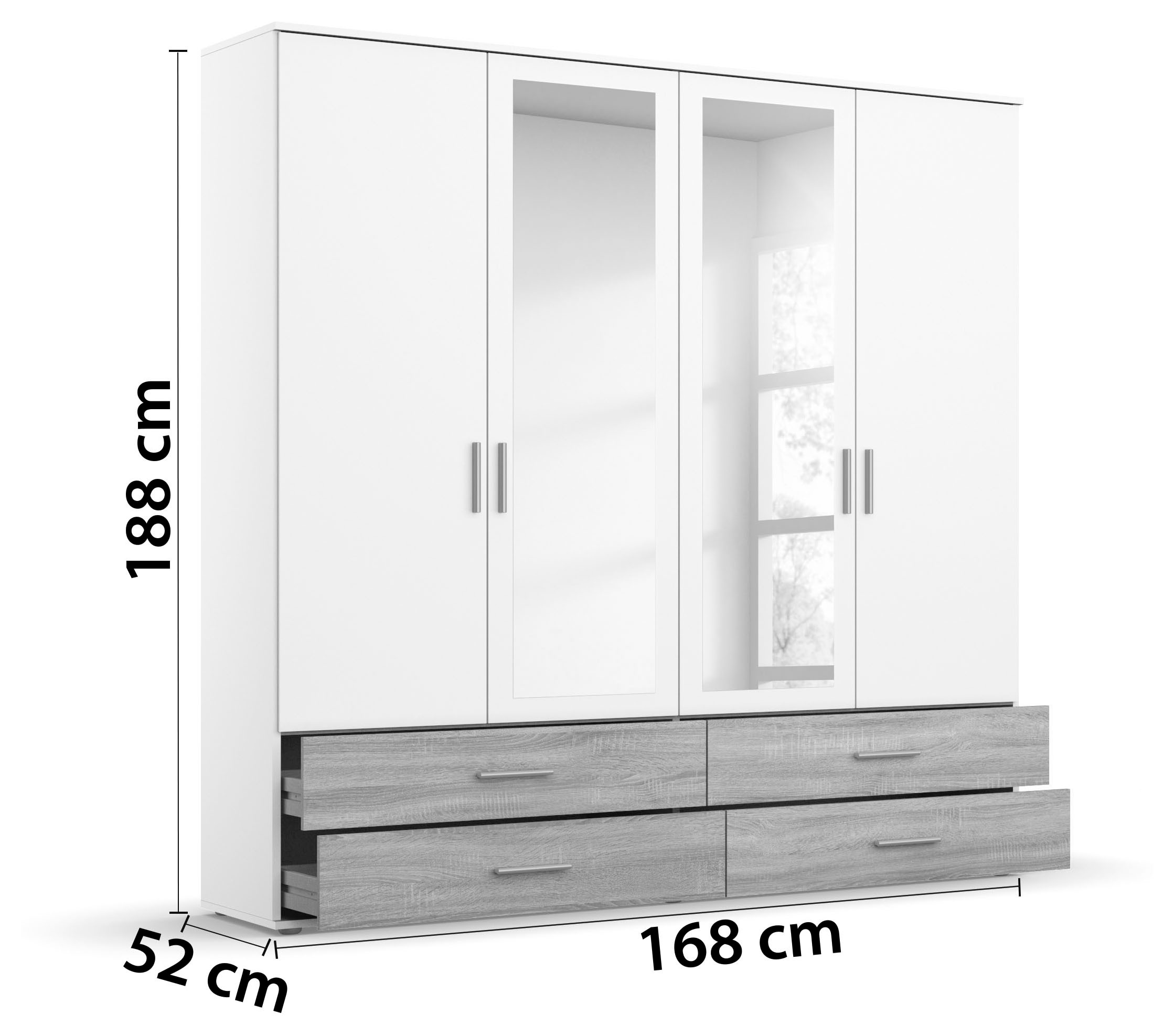 rauch Kleiderschrank »Rasa Bestseller Schrank für jeden Raum«, Schlafzimmerschrank Klassiker Garderobe