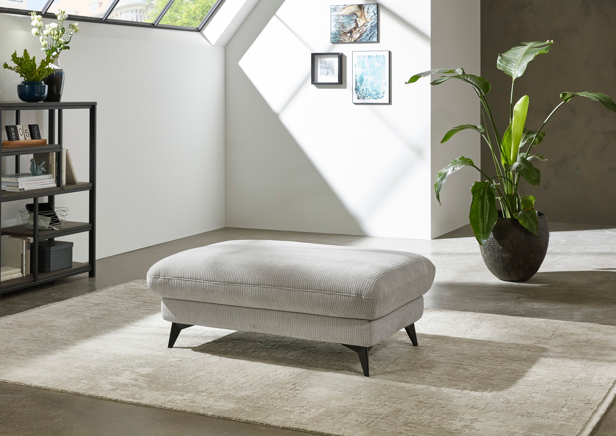 Die PlanBar Hocker »MP-IN23149«, Hochwertige Kaltschaumpolsterung, stylische Metallfüße