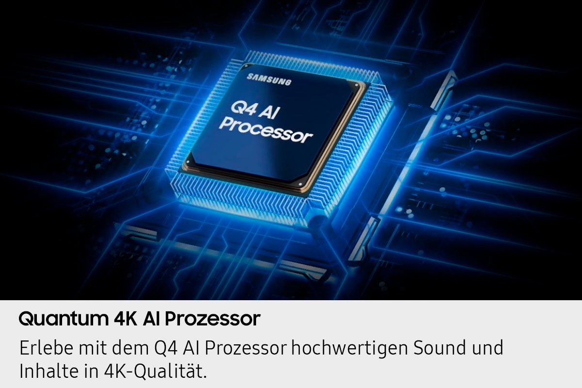 Samsung QLED-Fernseher »GQ85Q8FAAU«, 4K Ultra HD, Smart-TV, Quantum HDR+, Knox Security, Art Store, 3D Sound, Gaming Hub, AI TV