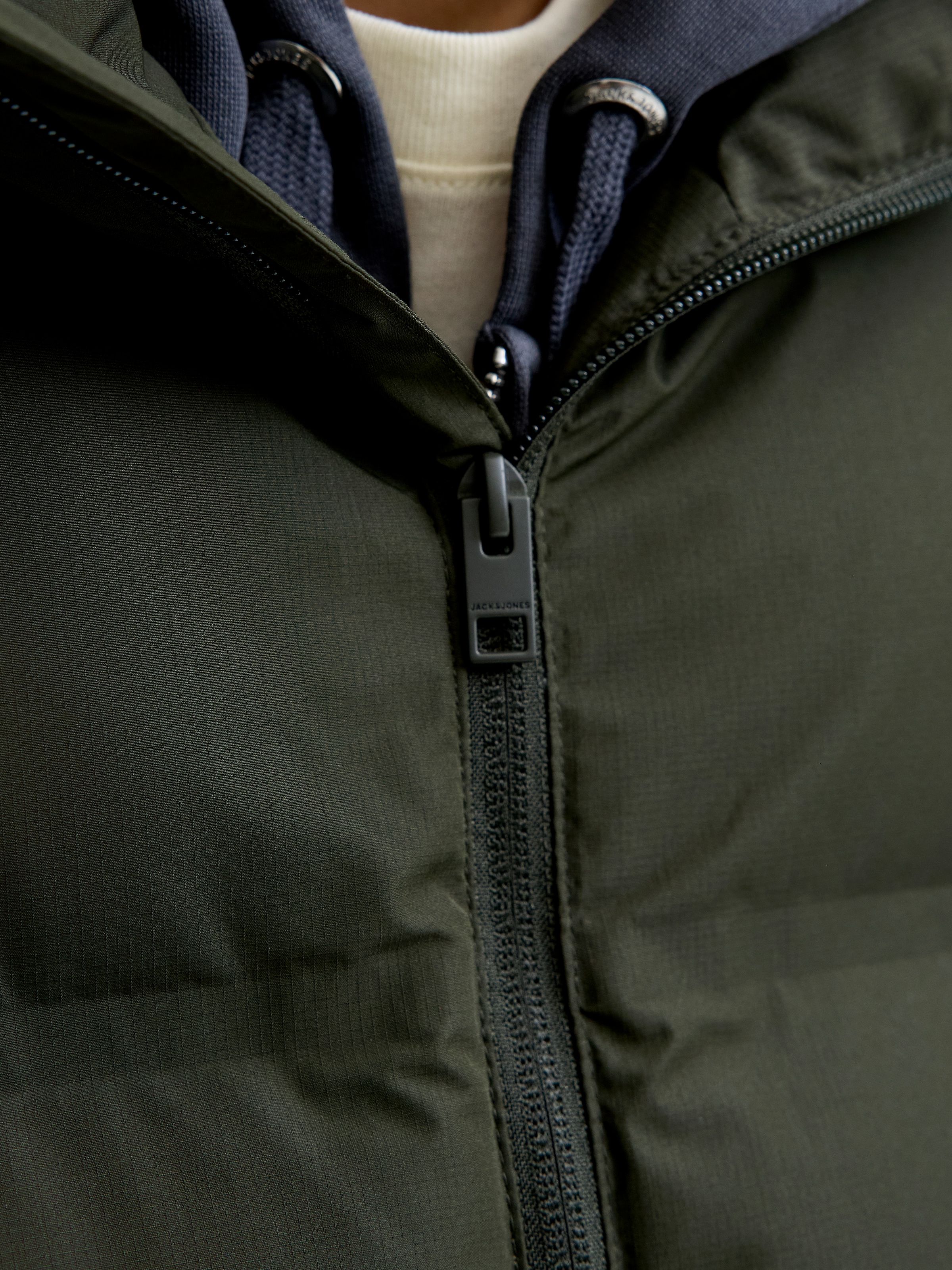 Jack & Jones Steppjacke »JJESOHO PUFFER COLLAR SN«, ohne Kapuze