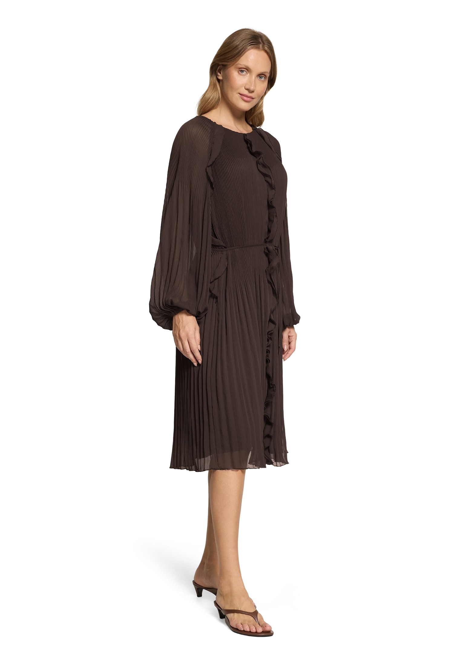 Cartoon Chiffonkleid »Chiffonkleid mit Rüschen«