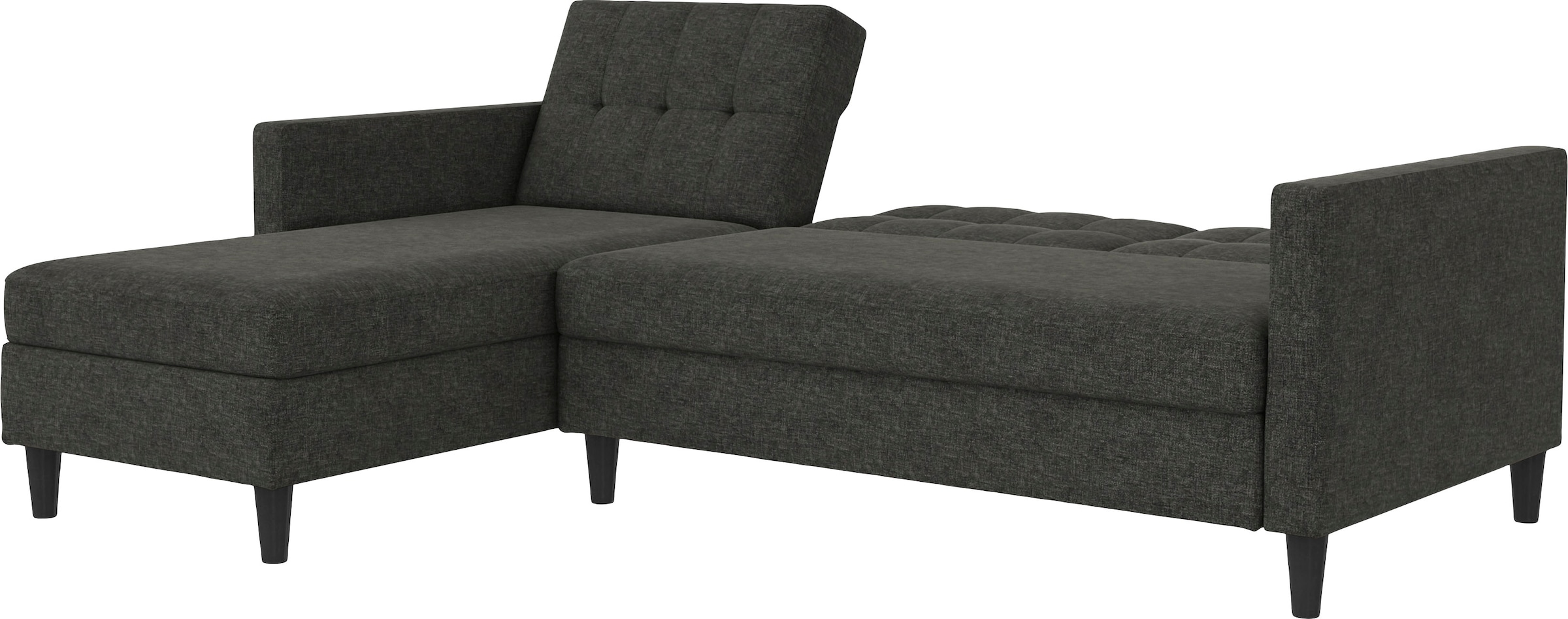 Dorel Home Ecksofa »Hartford II«, mit Bettfunktion und Stauraum, Recamiere beidseitig montierbar