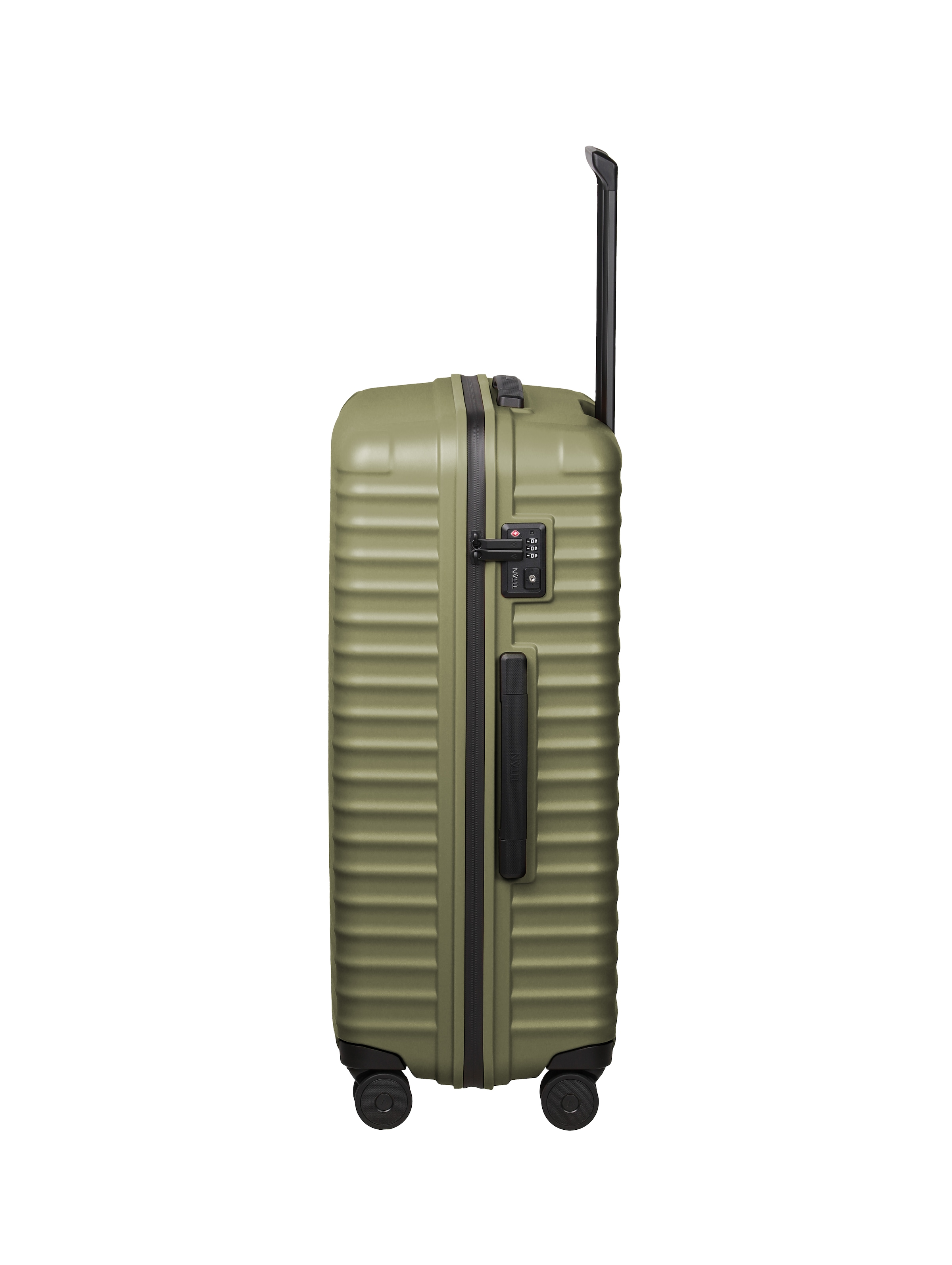 TITAN - Made in Germany Trolley »UPGRADE Koffer Hartschale« 100 l 4 Rollen mit kratzresistenter Oberfläche und cleverer Innenaufteilung