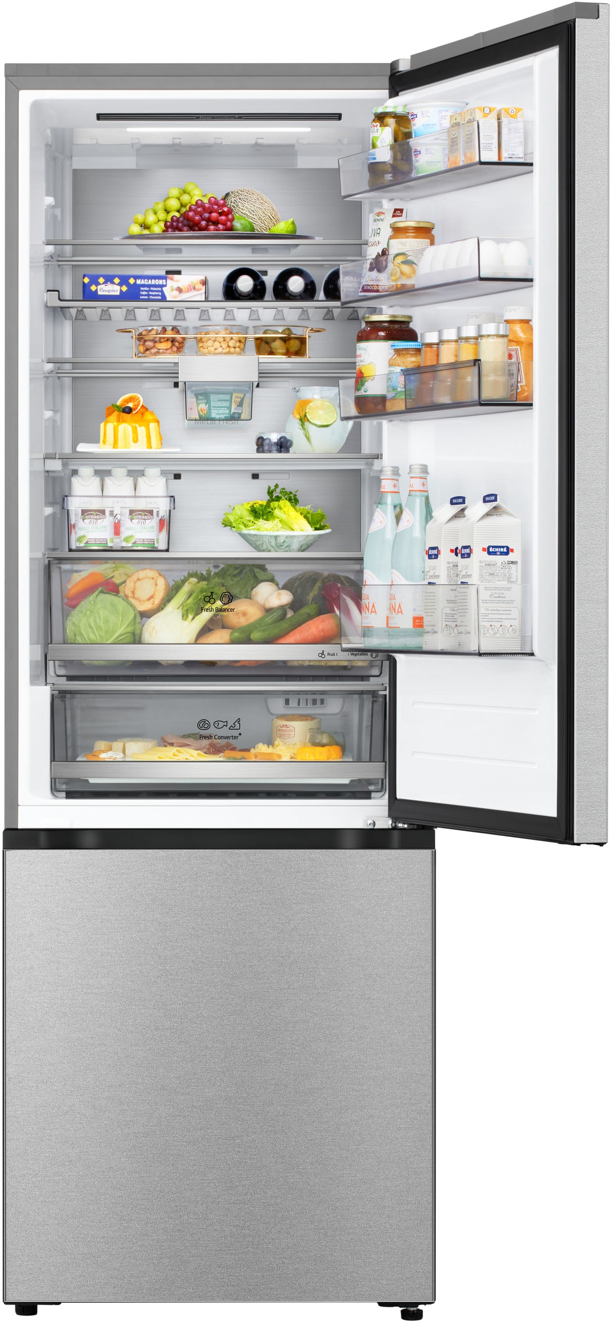 LG Kühl-/Gefrierkombination Serie 7 »GBBW726AMB« 203 cm hoch 69,7 cm breit Vollintegrierbarer Kühlschrank dank frontaler Luftzufuhr und Abluft