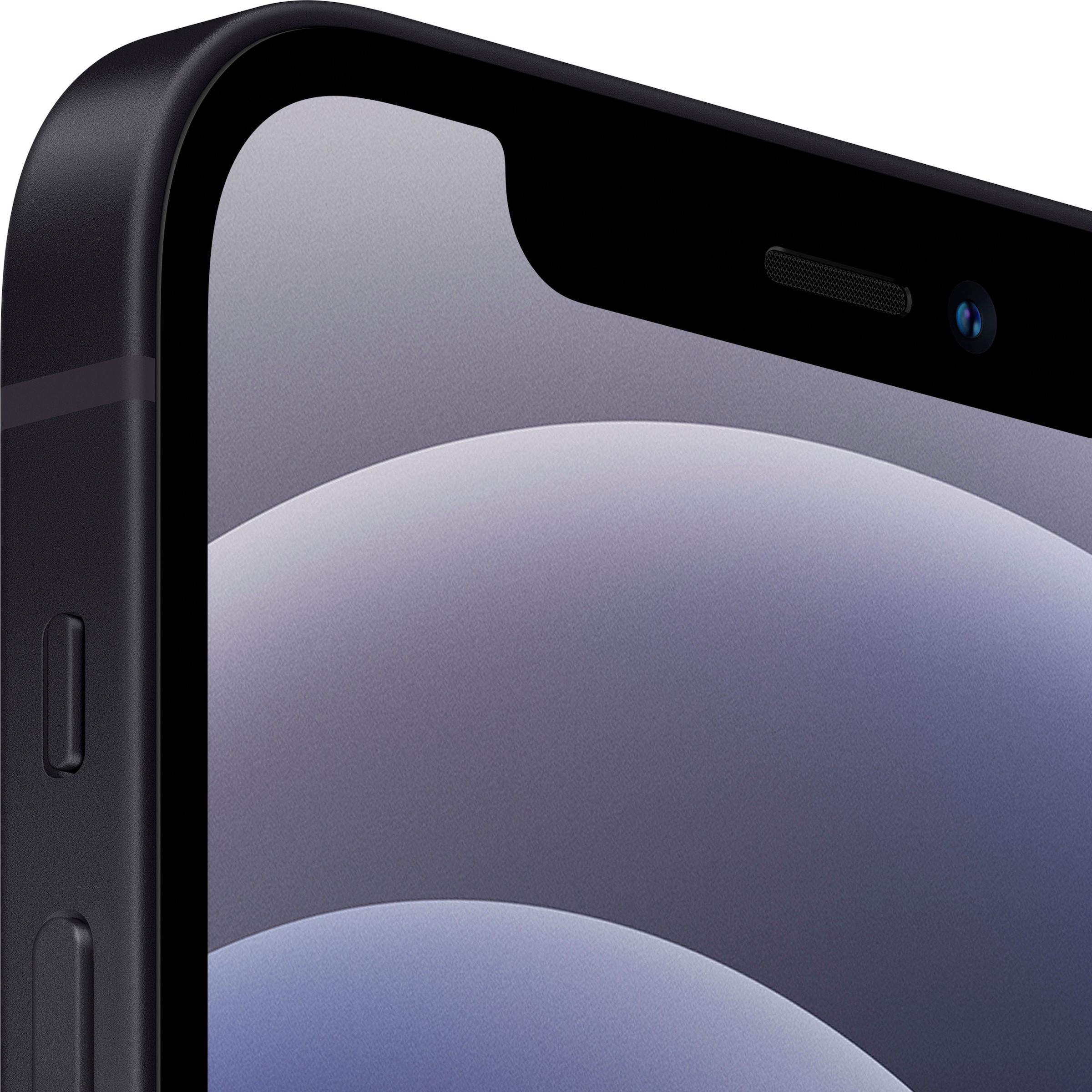 Apple Smartphone »iPhone 12 128GB«, schwarz, ohne Strom Adapter und Kopfhörer, kompatibel mit AirPods, Earpods