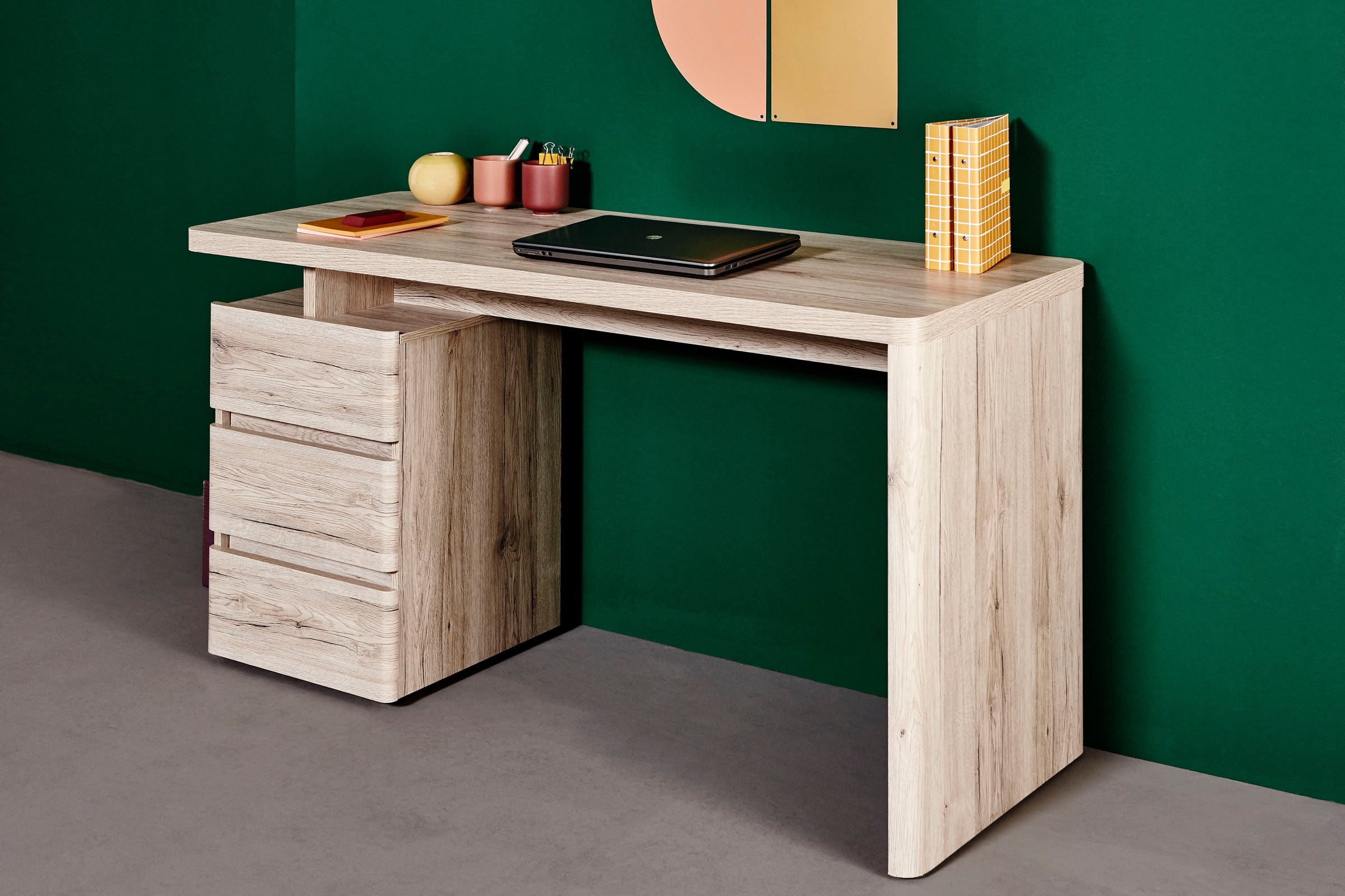Jahnke Schreibtisch »CU-LIBRE C 240«, wechselseitig montierbar