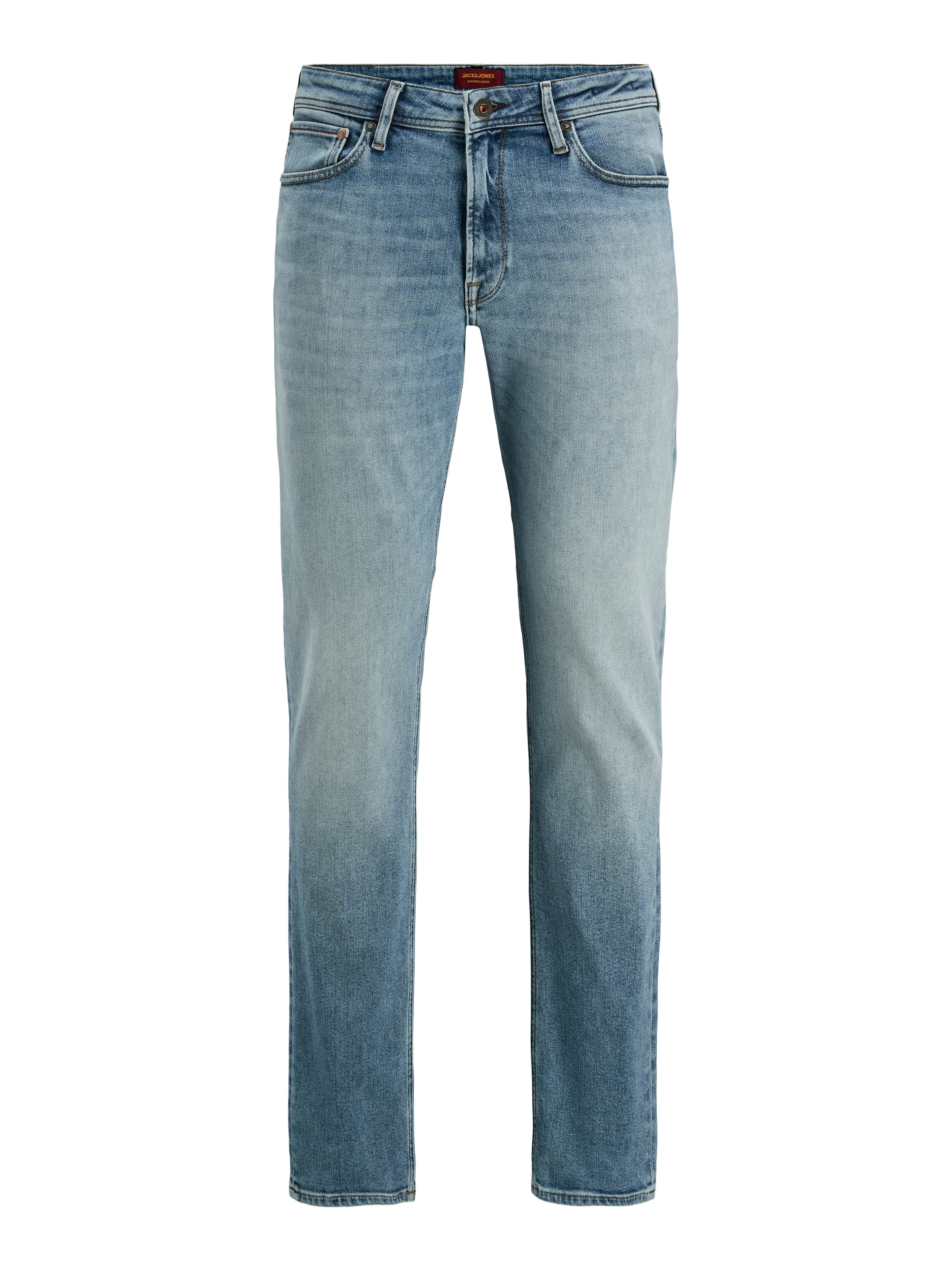 Jack & Jones Regular-fit-Jeans »JJICLARK mit Used-Look und Stretch für den Alltag« mit Abriebeffekten
