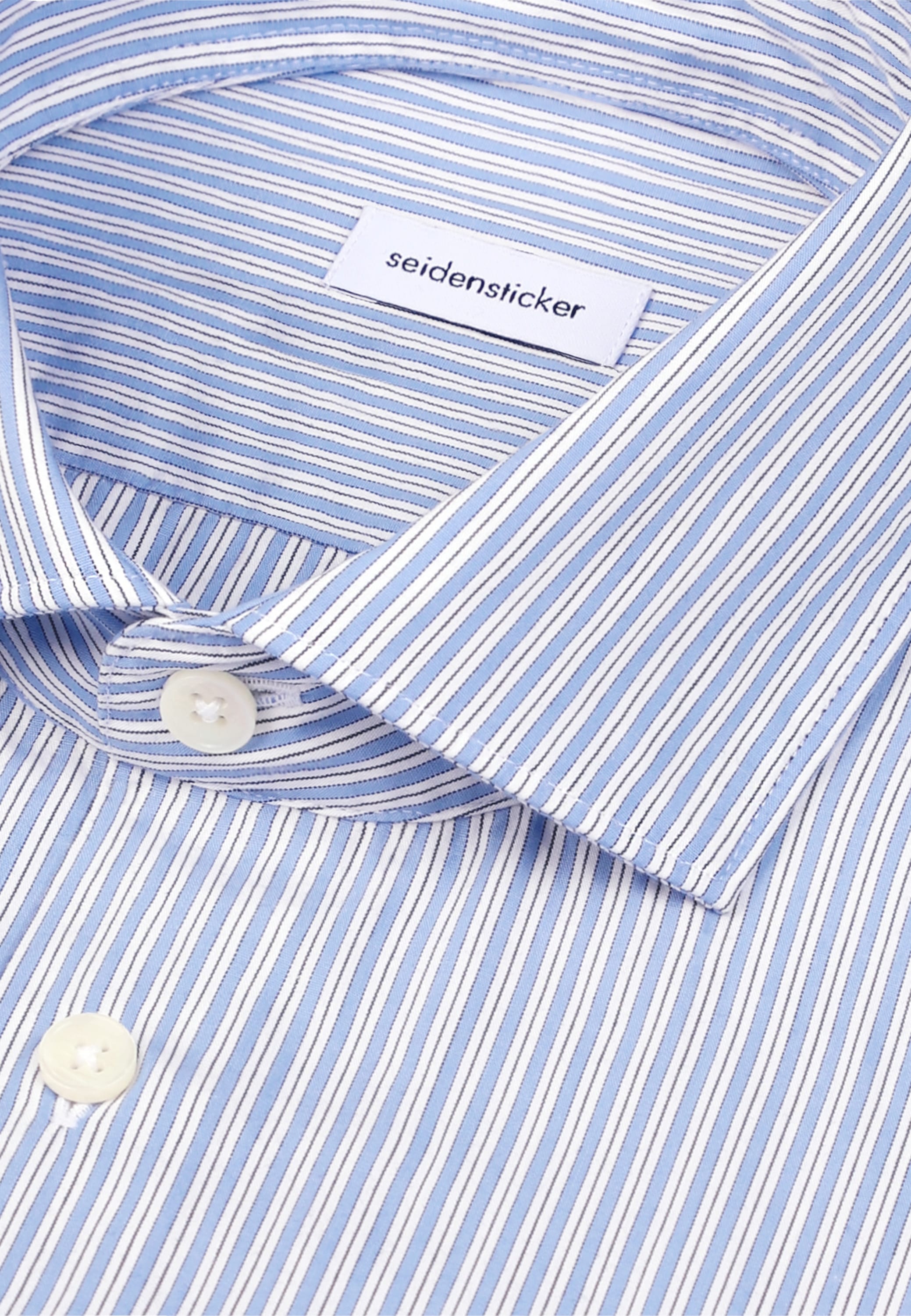 seidensticker Businesshemd Slim 1/1 Kentkragen Gestreift