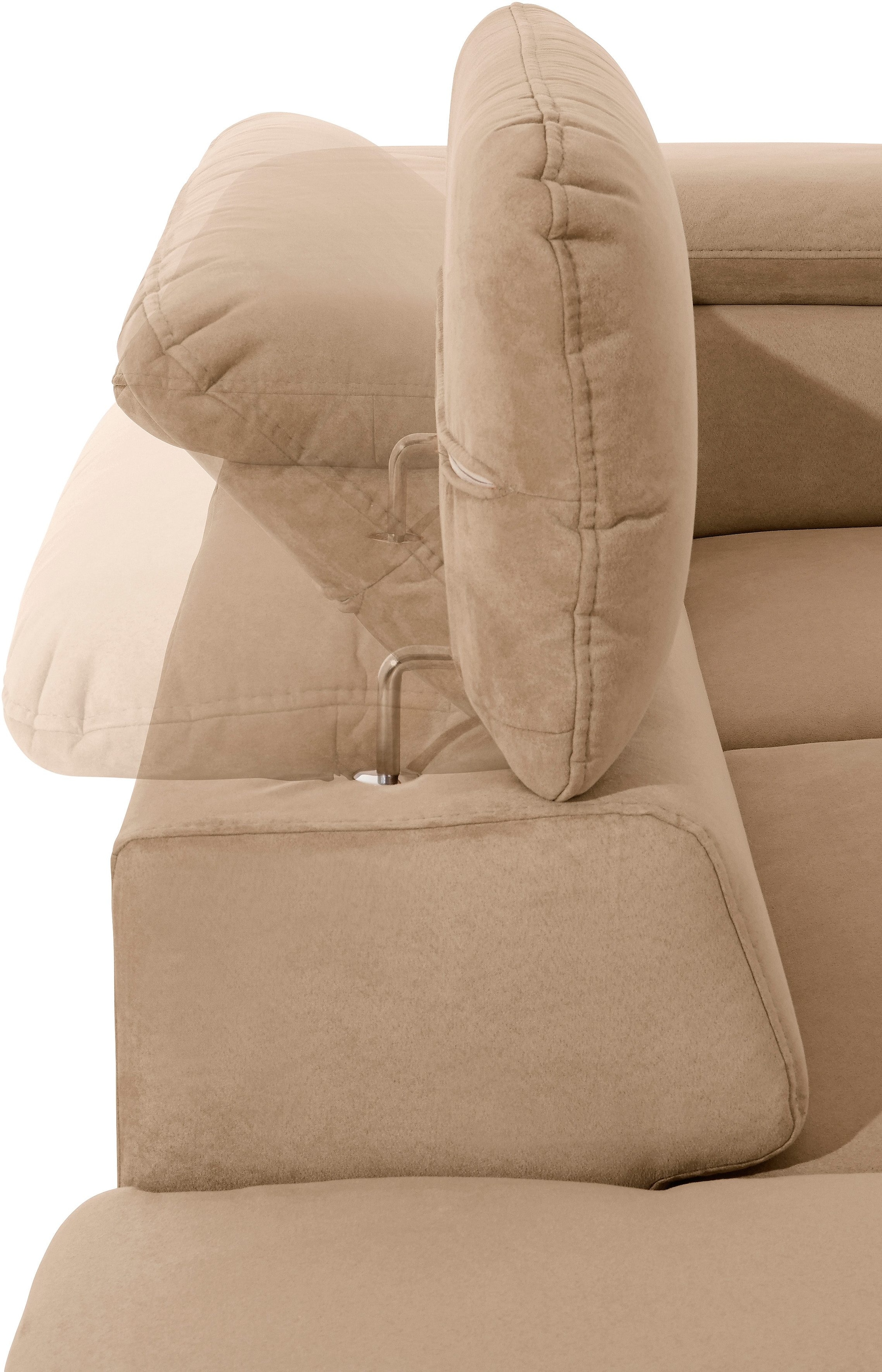 sit&more Ecksofa »Alcatraz L-Form«, wahlweise mit Bettfunktion