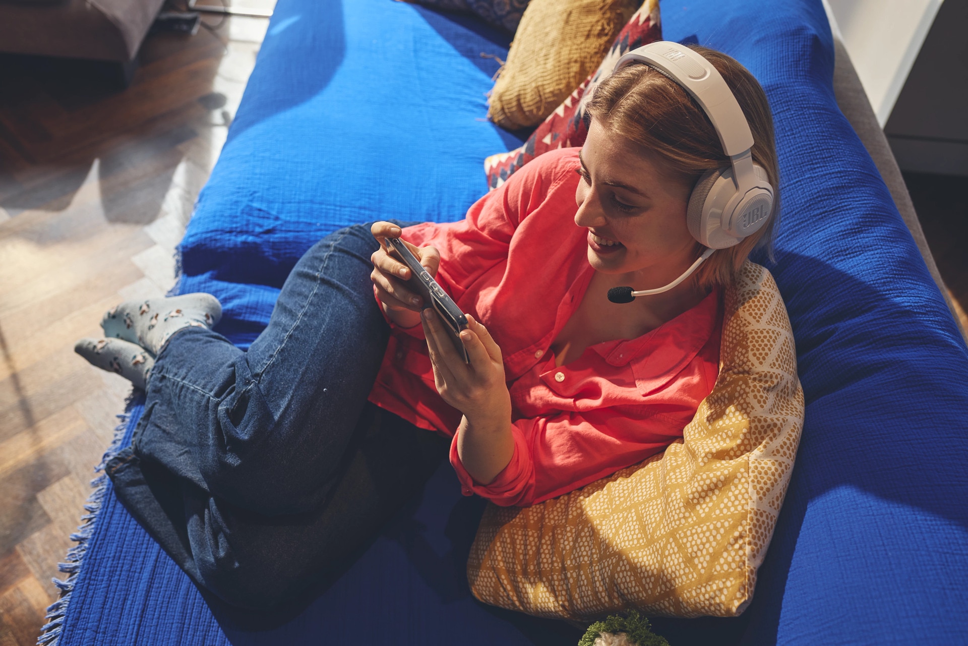 JBL Gaming-Headset »Quantum 360«, A2DP Bluetooth, Stummschaltung-Mikrofon abnehmbar, JBL QuantumSOUND Signatur, abnehmbares Mikrofon mit Stummschaltung