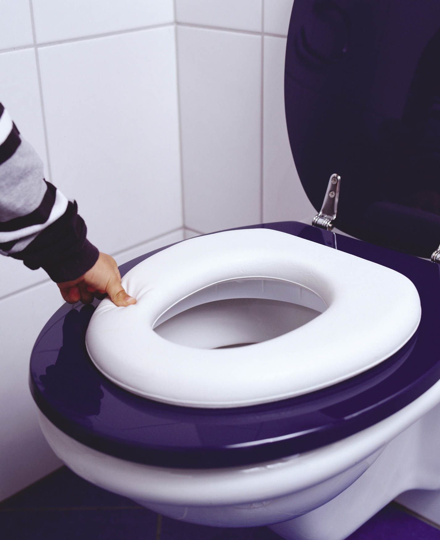 ADOB Kinder-WC-Sitz »ADOB Softy«, gepolstert zum Auflegen auf den WC Sitz