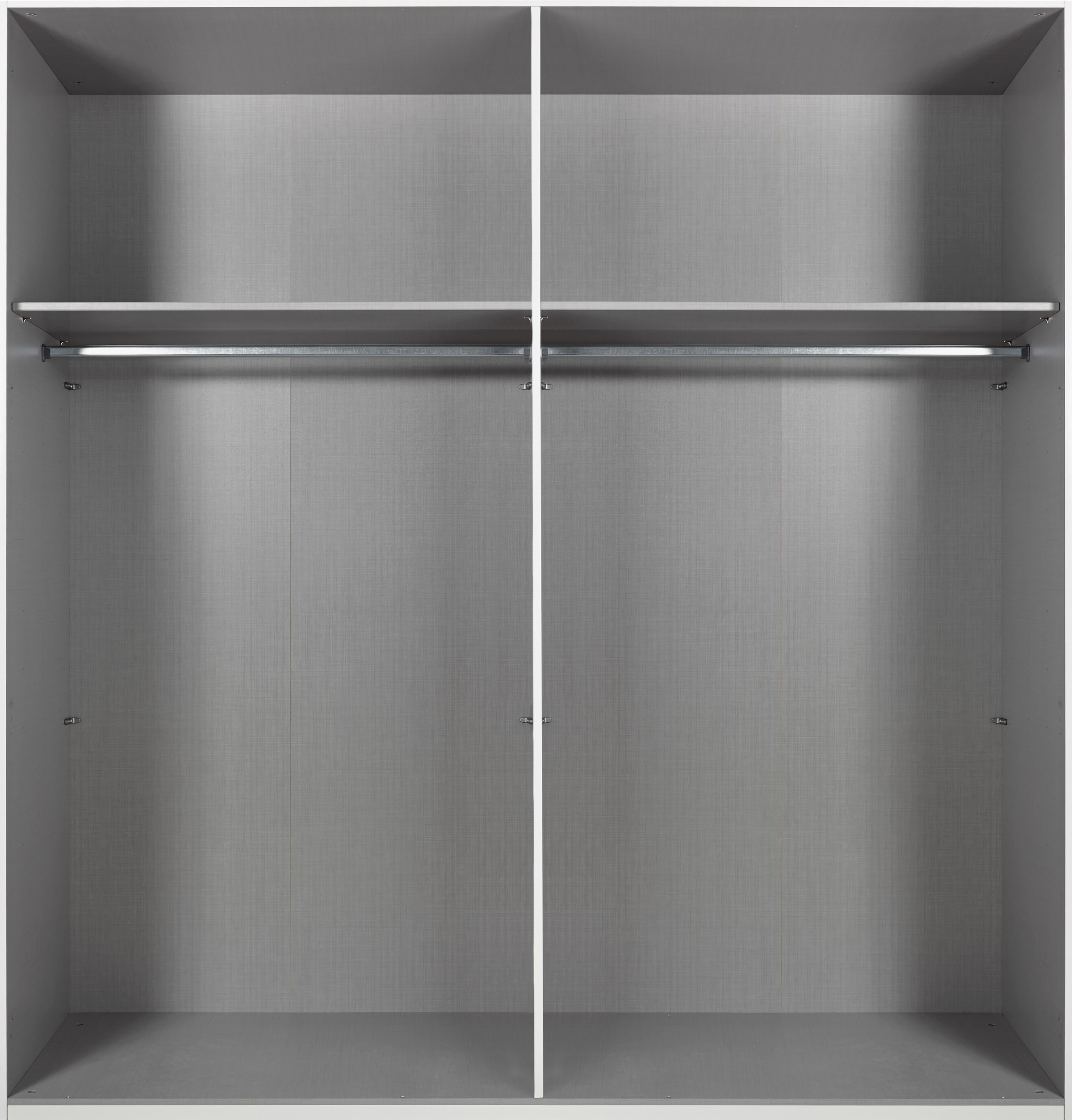 Wimex Kleiderschrank »Tilburg, Metallgriffe, Made in Germany«, (Breite 270cm wahlweise mit 2 oder 3 Türen), mit Schwebetüren, jeweils 1 Glaselement, 180, 225 oder 270cm breit