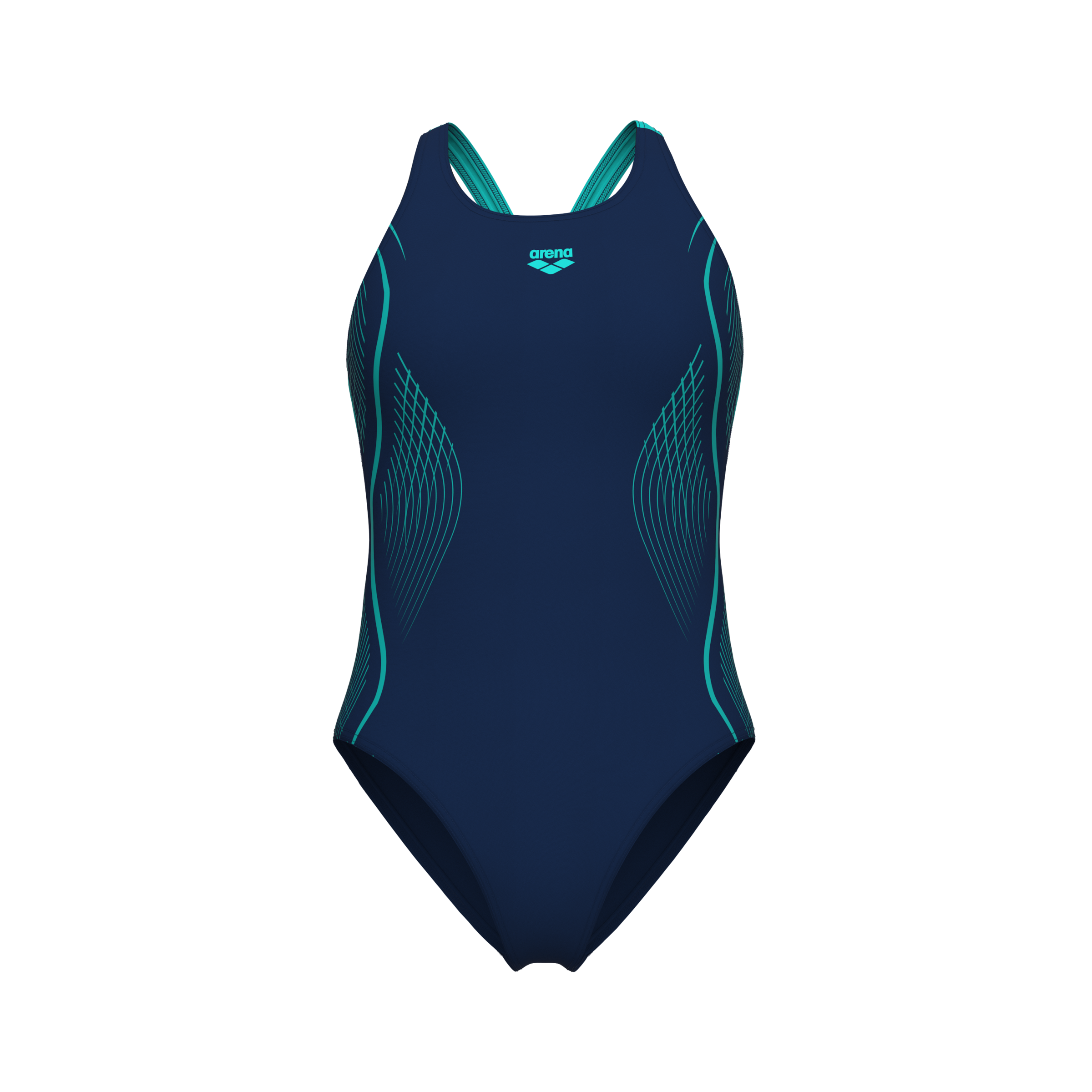 Arena Badeanzug »WOMEN'S ARENA GRID SWIMSUIT V BACK GRAPHIC« 1 Stk.