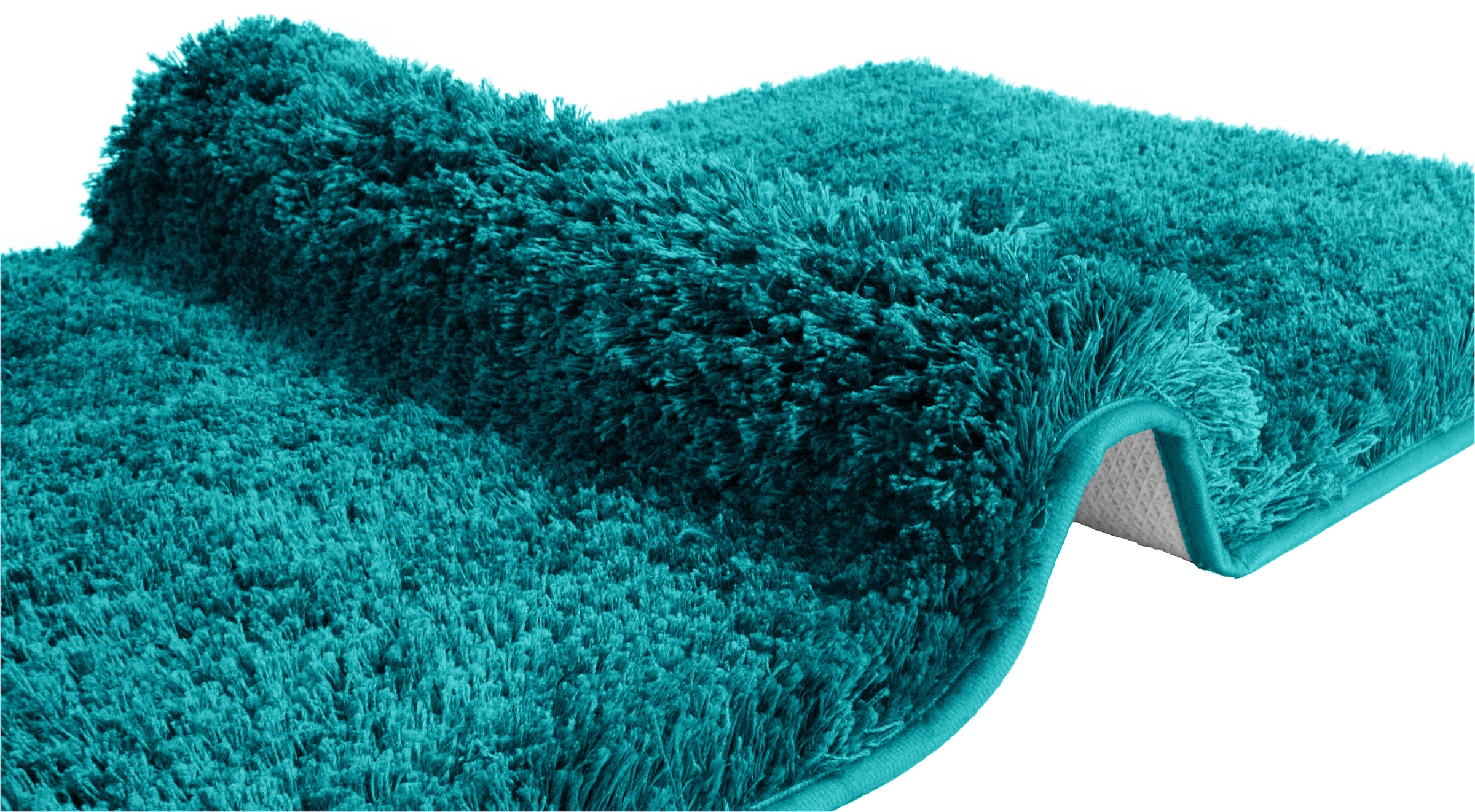 Möve Badematte »Superwuschel, Badvorleger, Badezimmer Teppich« Höhe 40 mm rutschhemmend beschichtet fußbodenheizungsgeeignet | schnell trocknend | strapazierfähig Mikrofaser-Badematte, Badteppich, rechteckig, rund & als 3-tlg. Set