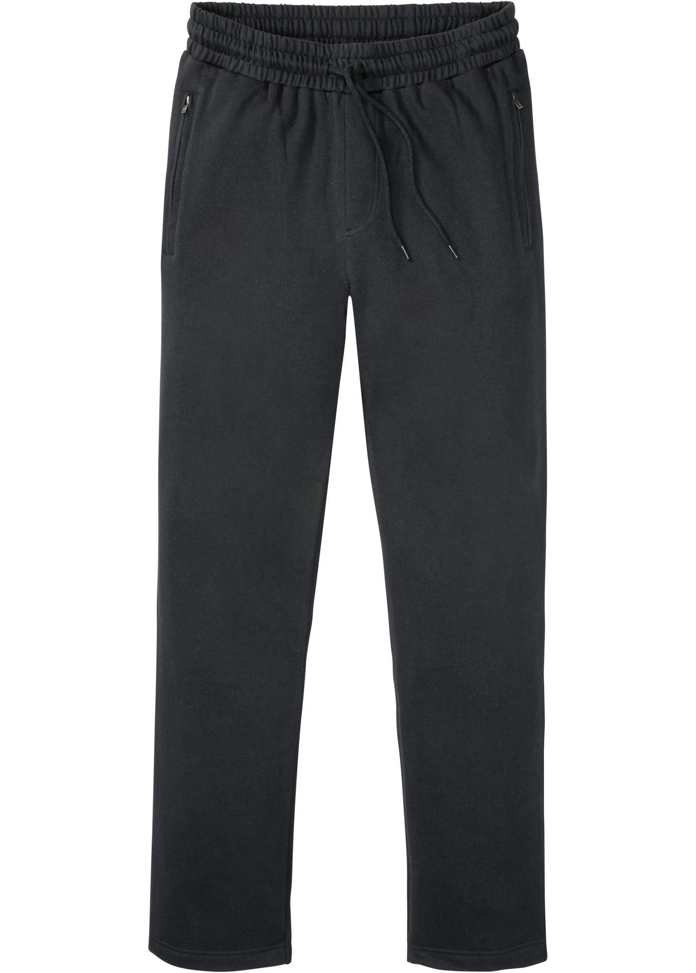 bonprix Jogginghose  aus Baumwolle und Polyester, mit Reißverschlusstaschen, Regular Fit