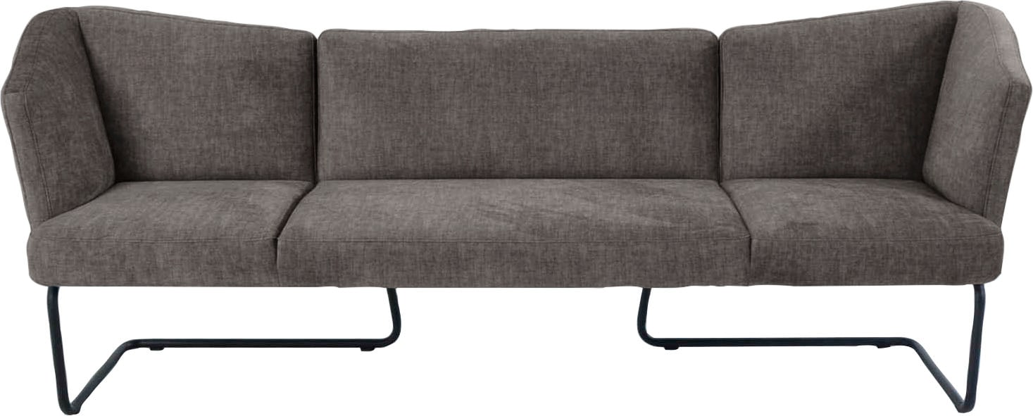 K+W Komfort & Wohnen Polsterbank »Mikkado Tube«, in abgerundeter Form, Rundrohrkufe lang, in 2 Breiten 192 oder 242 cm