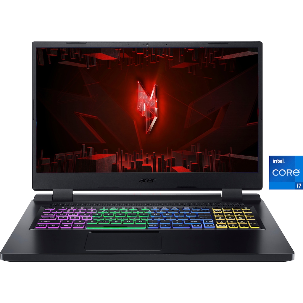 Acer Gaming-Notebook »Nitro 5 AN517-55-73KB«, 43,9 cm, / 17,3 Zoll, Intel, Core i7, GeForce RTX 4060, 1000 GB SSD