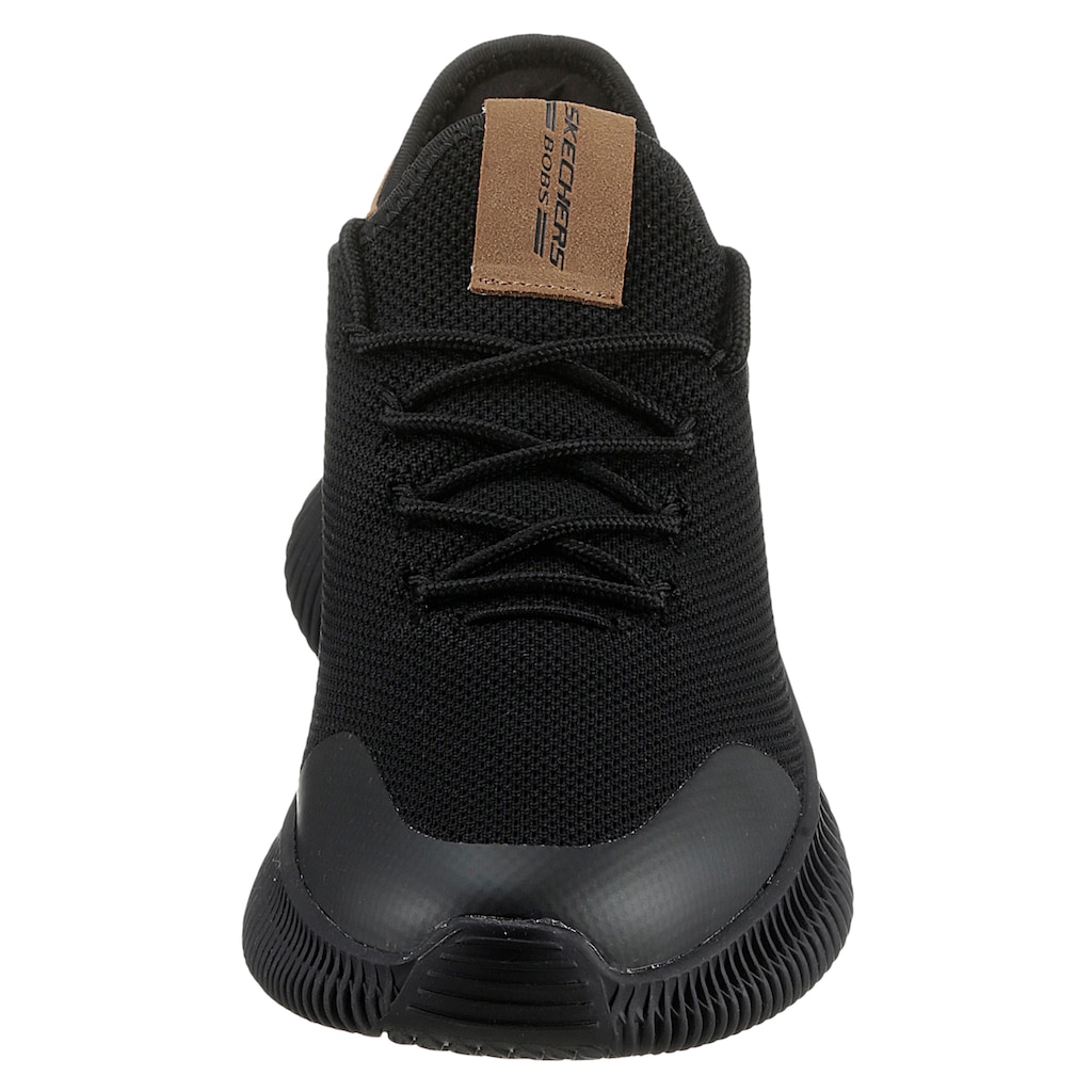 Skechers Slip-On Sneaker »BOBS GEO-CITY DAPPER«, Freizeitschuh, Slipper mit Kontrastdetails