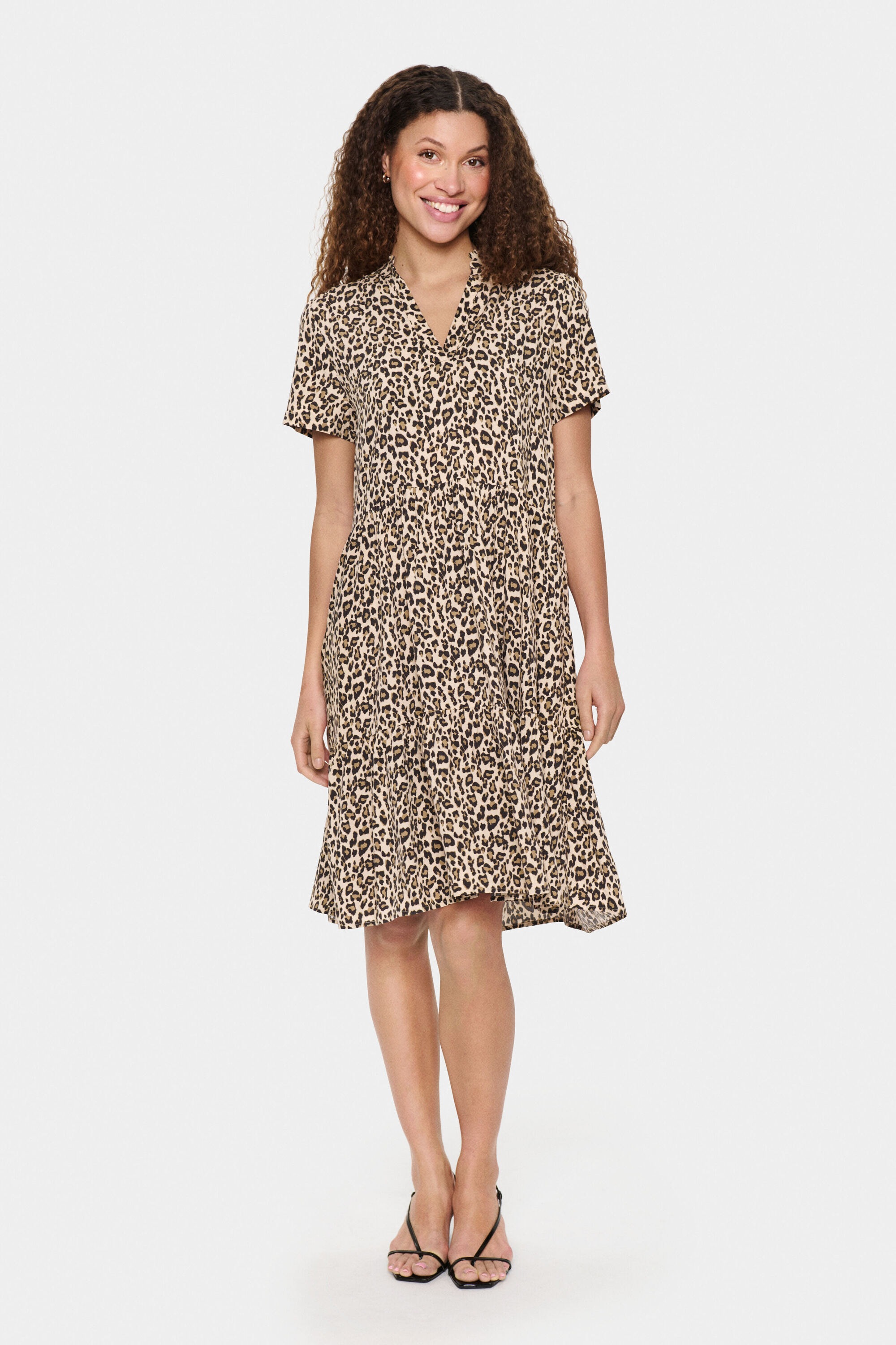 Saint Tropez Midikleid »Damen Kleid EdaSZ«