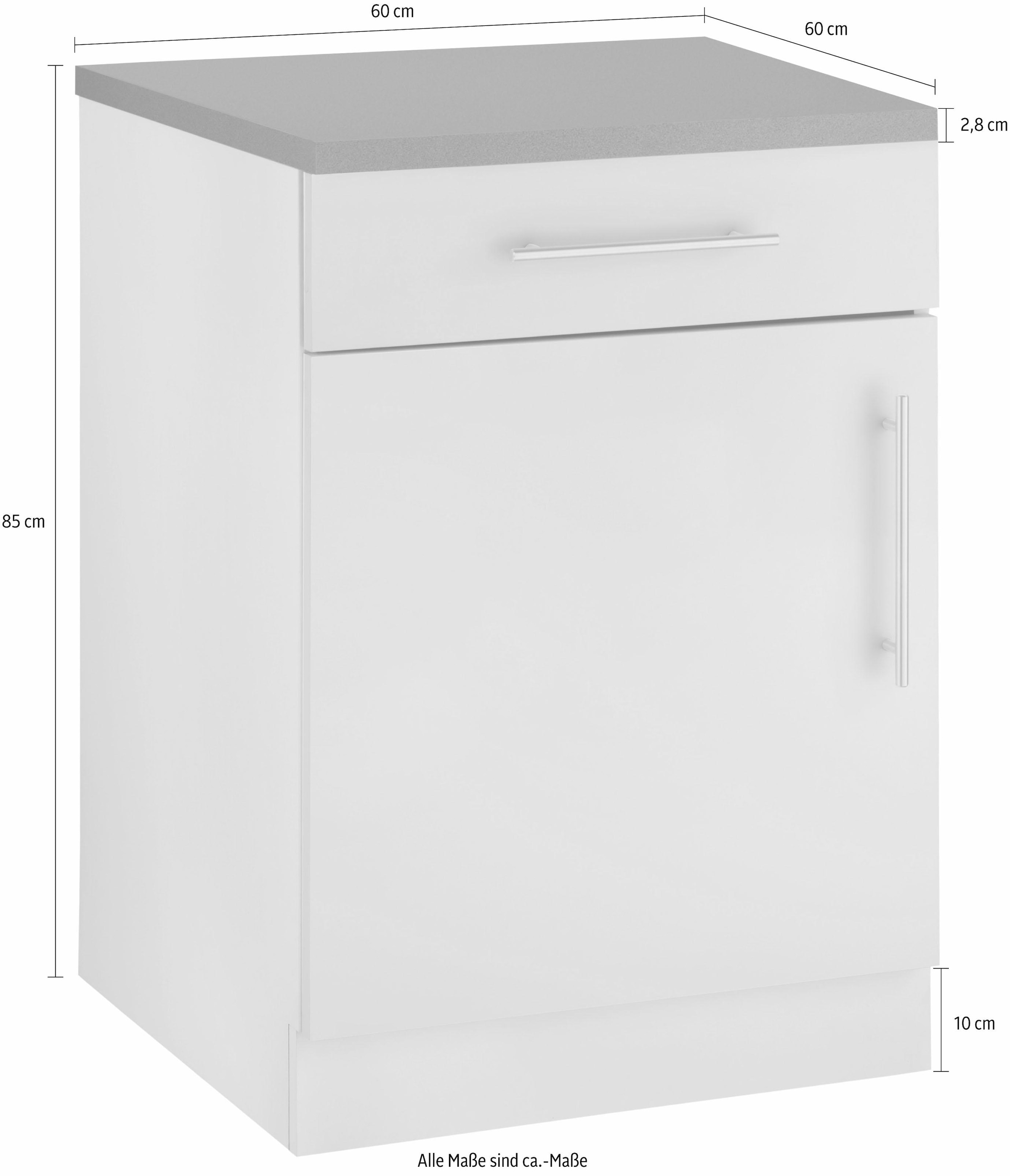 wiho Küchen Unterschrank »Cali, TOPSELLER« 60 cm breit