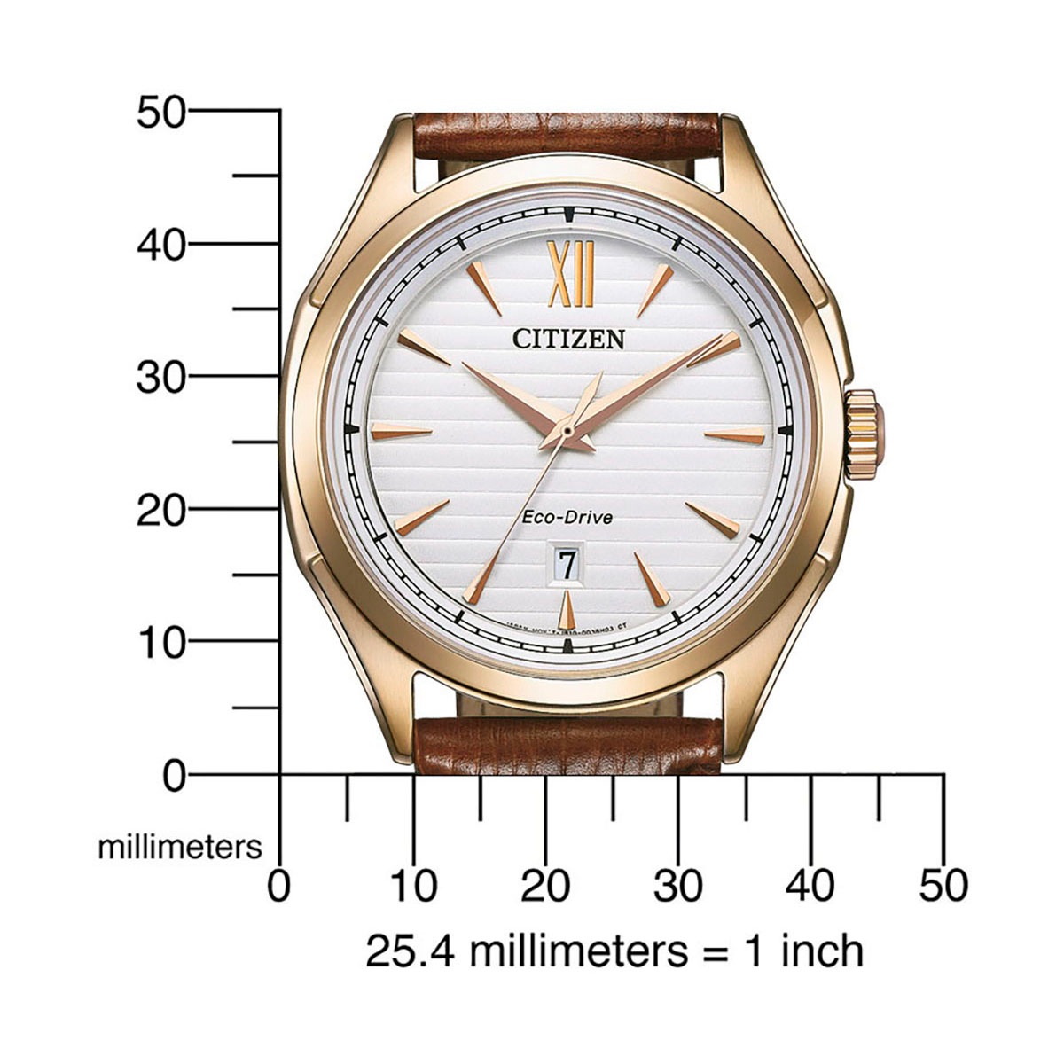 Citizen Solaruhr, Armbanduhr, Herrenuhr, Datum, Lederarmband
