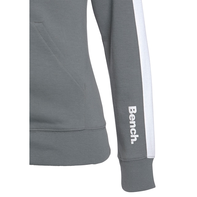 Bench. Loungewear Sweatjacke »-Loungejacke«, mit Seitenstreifen und  Stehkragen, Loungewear, Loungeanzug bei ♕