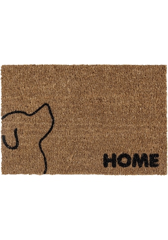 Andiamo Fußmatte »Kokos Hund«, rechteckig, 17 mm Höhe, Schmutzfangmatte, mit Spruch,... kaufen