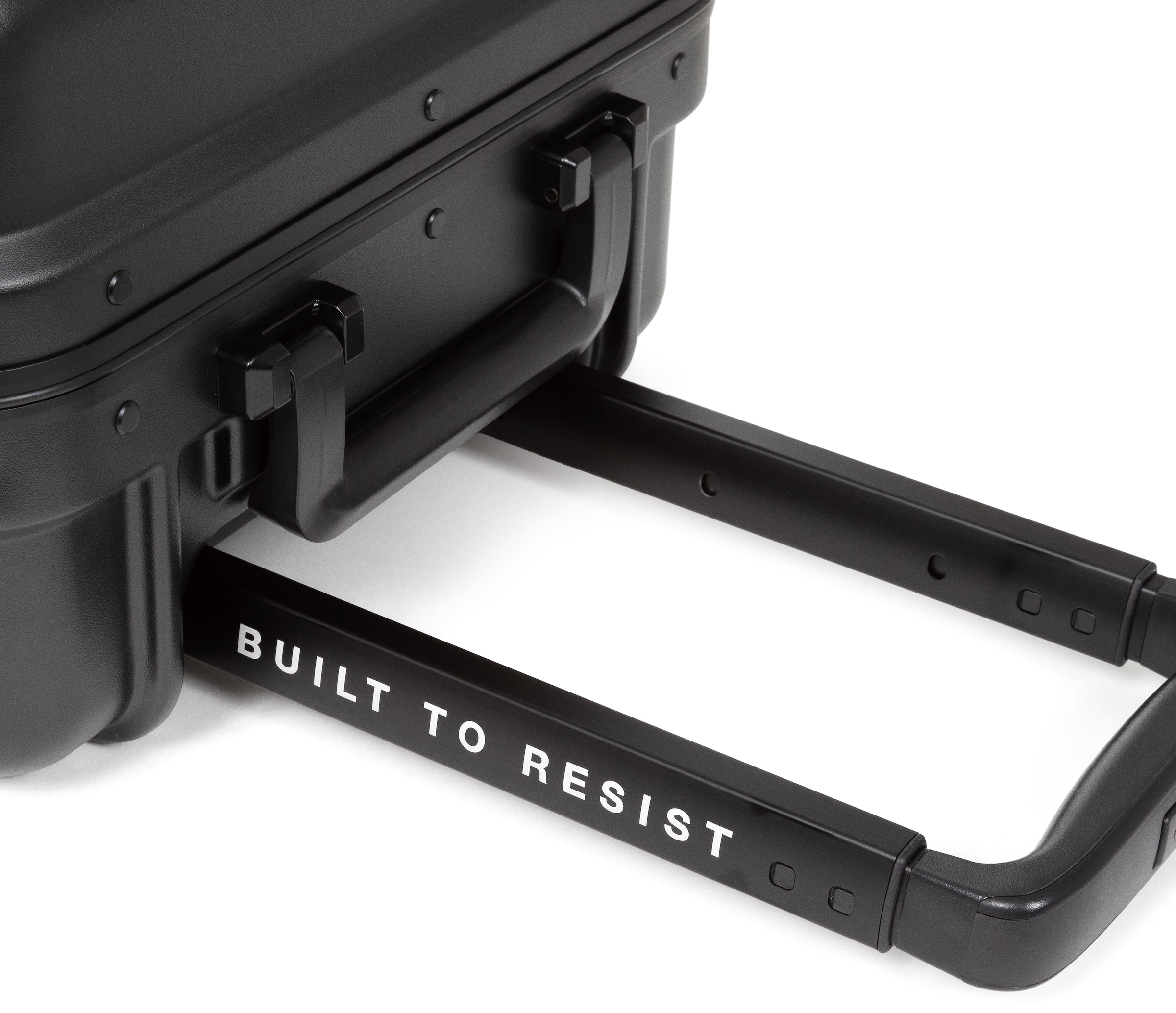 Eastpak Hartschalen-Trolley »RESIST'R CASE S BRUSHED METAL mit 30 Jahren Garantie«, 4 Rollen, Reisegepäck Handgepäck-Koffer TSA-Zahlenschloss