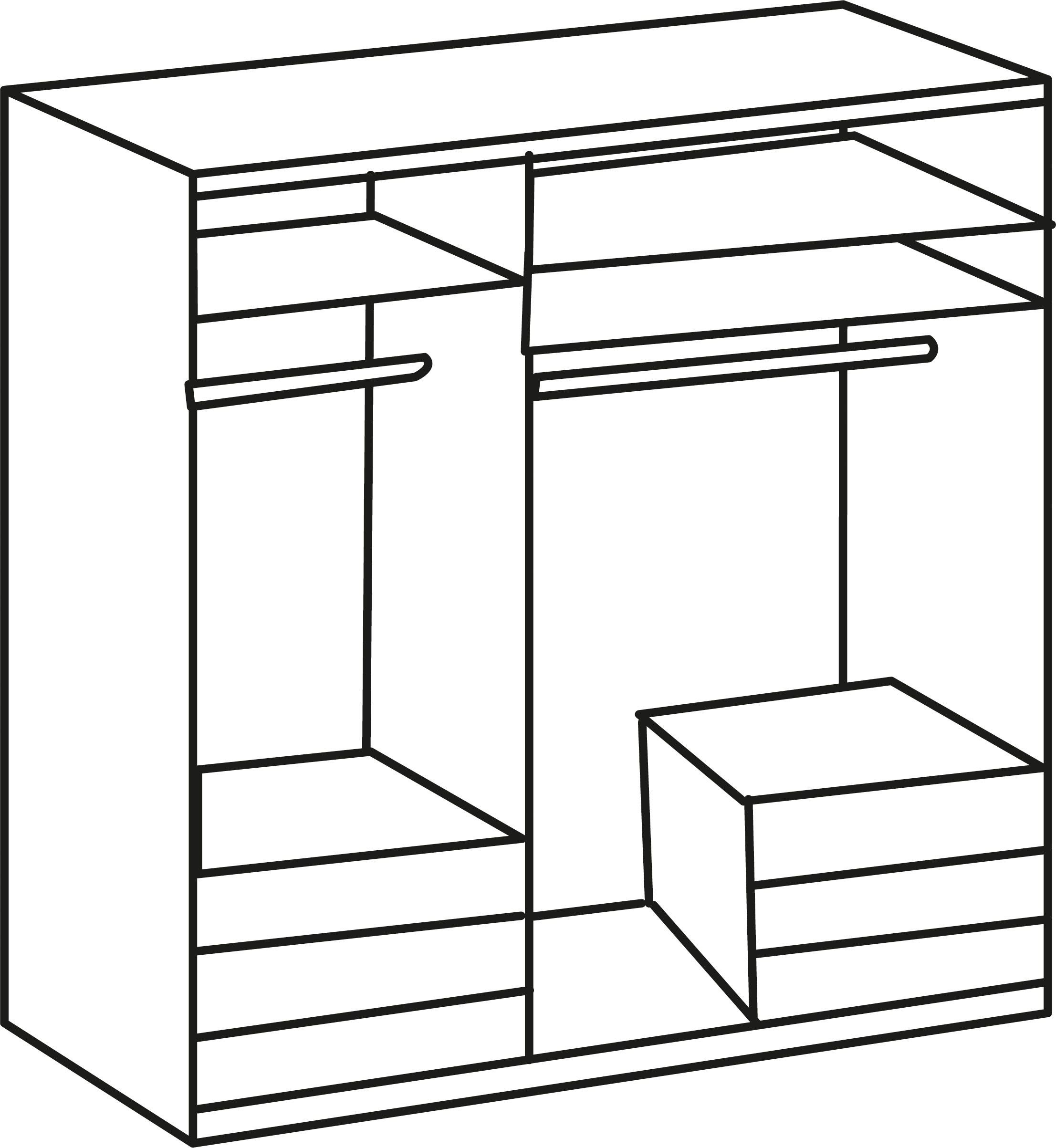 Fresh To Go Kleiderschrank »Level«, mit Schubladen bequem kaufen