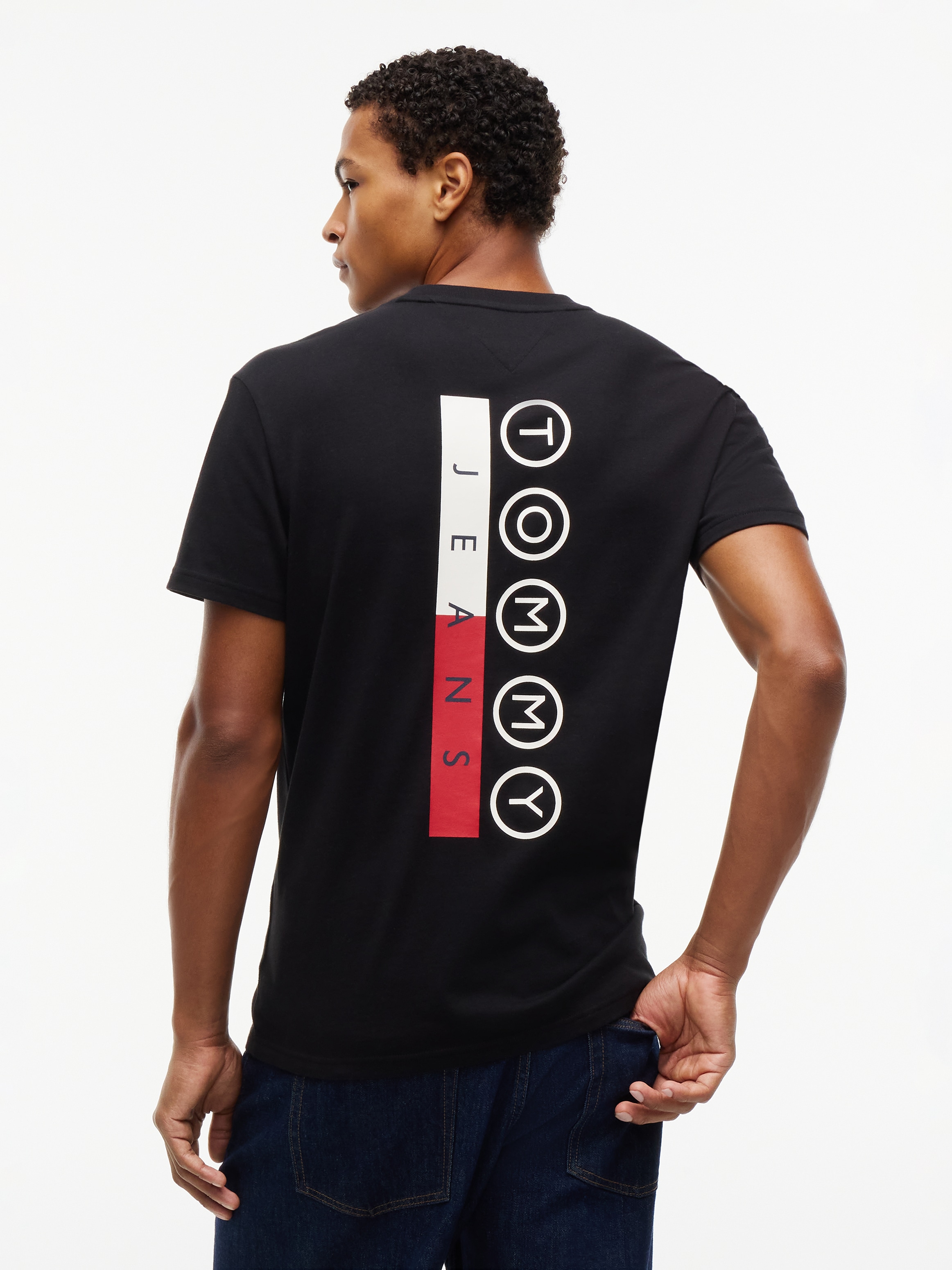 Tommy Jeans T-Shirt »REGULAR PLAY TEE« Regular fit mit Rundhalsausschnitt
