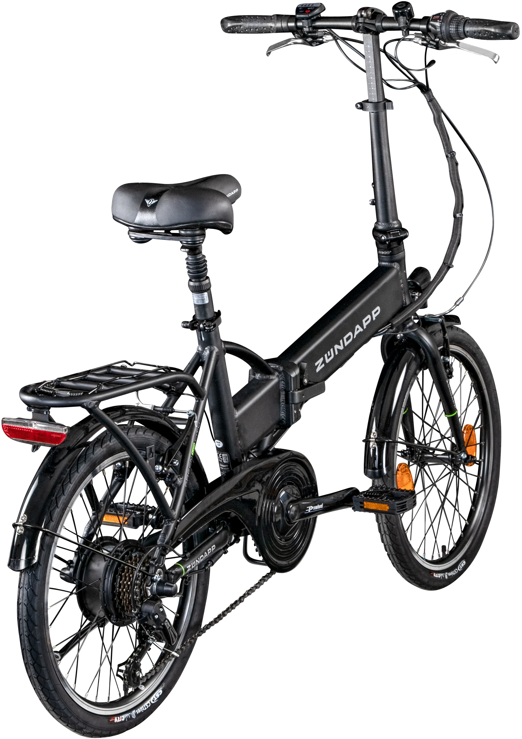 Zündapp E-Bike »Z101«, 6 Gang, Shimano, Tourney RD-TY300, Heckmotor 250 W, Pedelec, Elektrofahrrad für Damen u. Herren