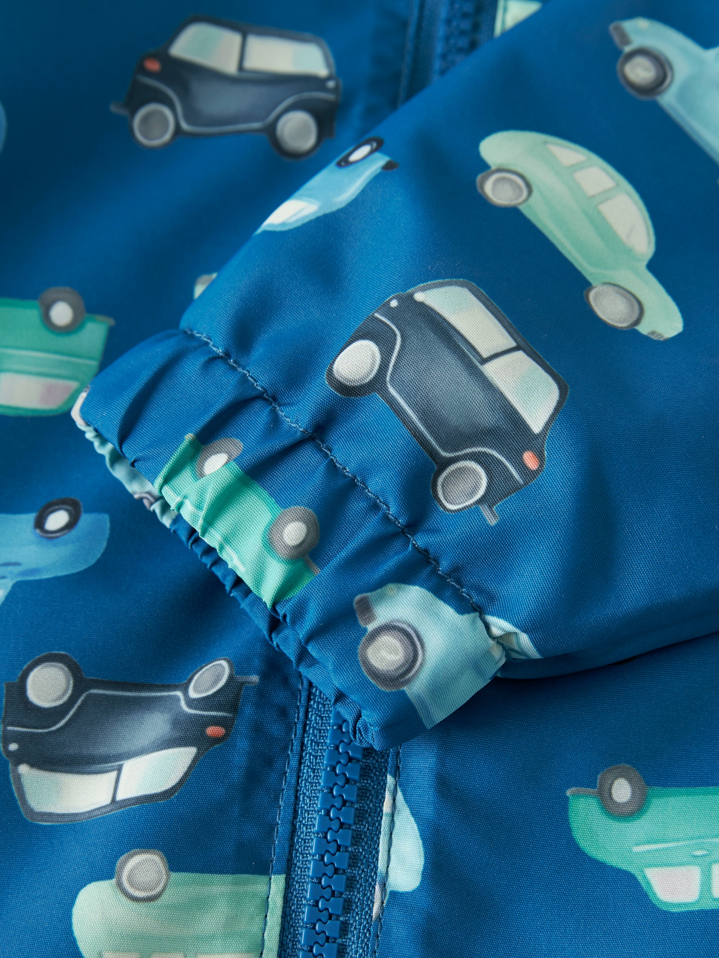 Name It Outdoorjacke »NMMMAX JACKET LI AOP NOOS« mit Kapuze reflektierende Details, wasserabweisend