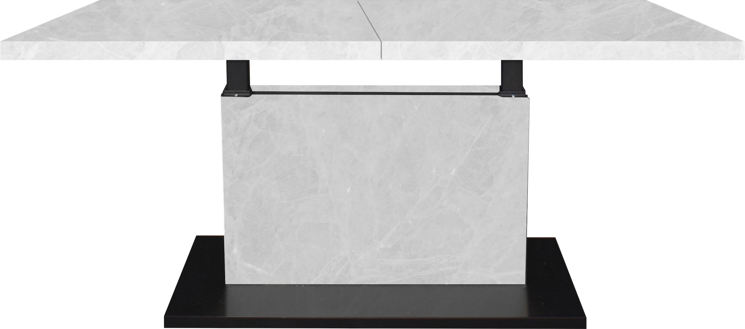 Mäusbacher Couchtisch »Lift Couchtisch« höhenverstellbar 56-75cm, Breite Tischplatte 120-160cm, Metallgestell