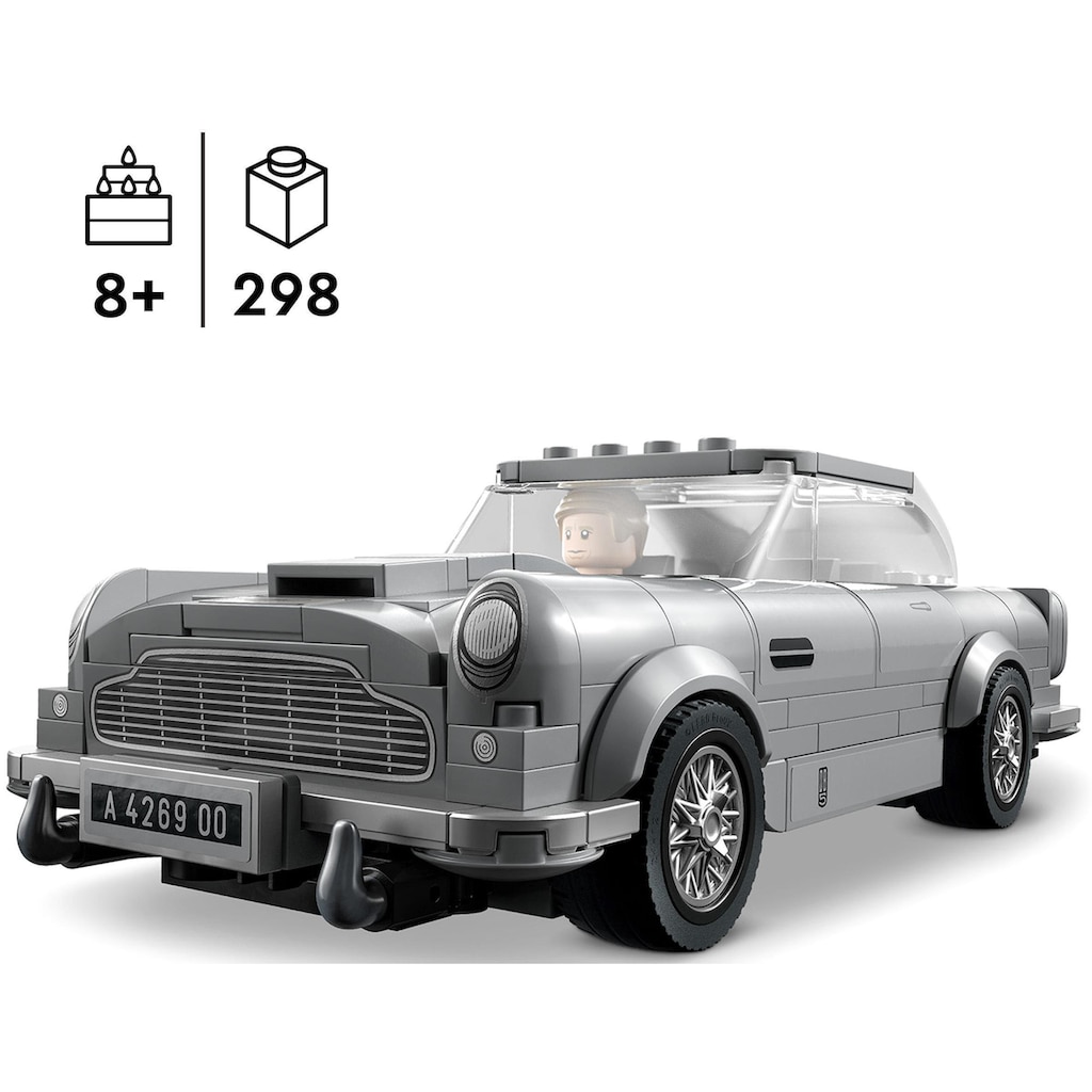 LEGO® Konstruktionsspielsteine »007 Aston Martin DB5 (76911), LEGO® Speed Champions«, (298 St.), Made in Europe