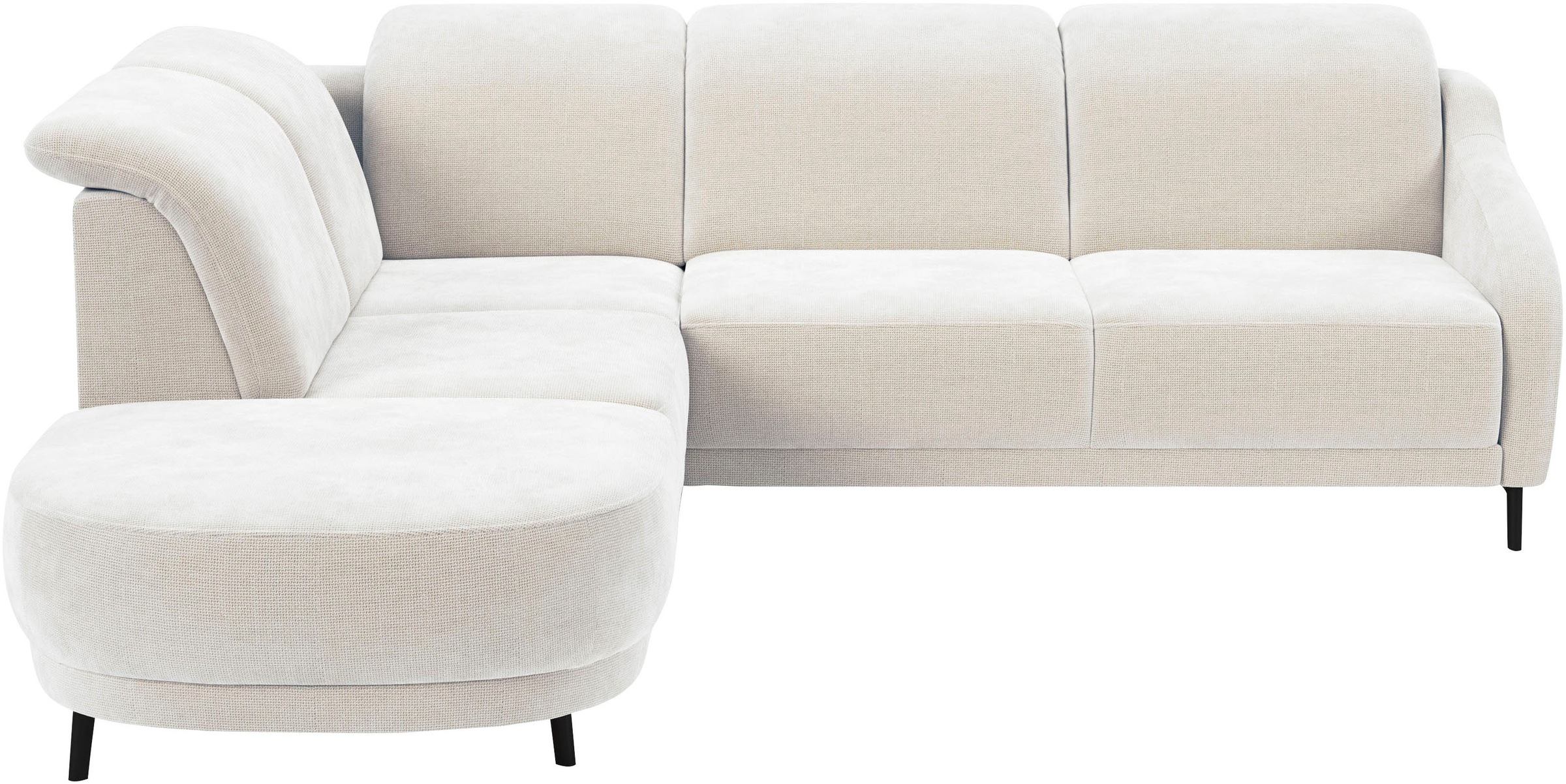 sit&more Ecksofa »Blues L-Form«, wahlweise mit Klapptisch und USB