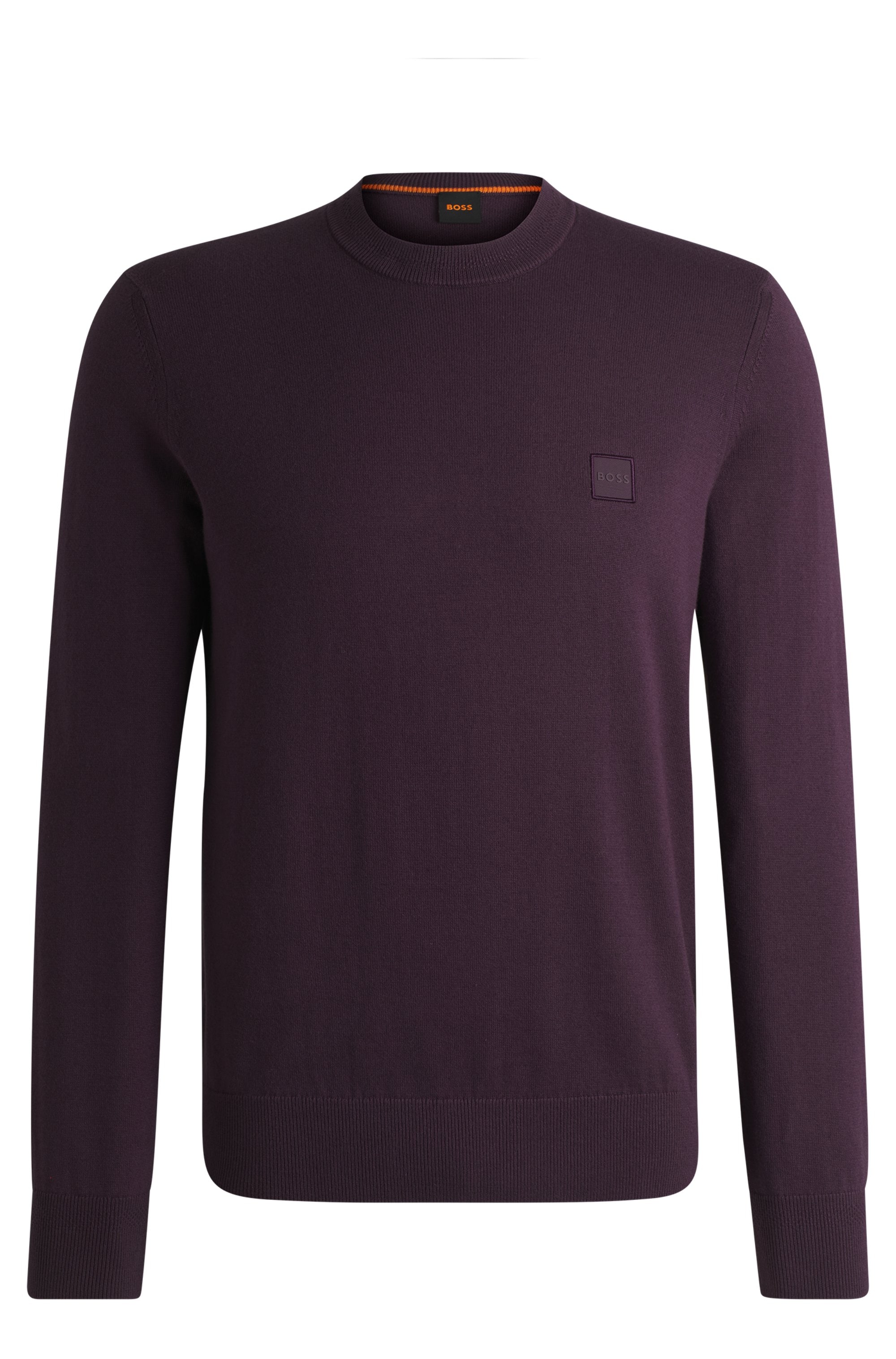 BOSS ORANGE Strickpullover »Kanovano_S 1026«, mit Rundhalsausschnitt