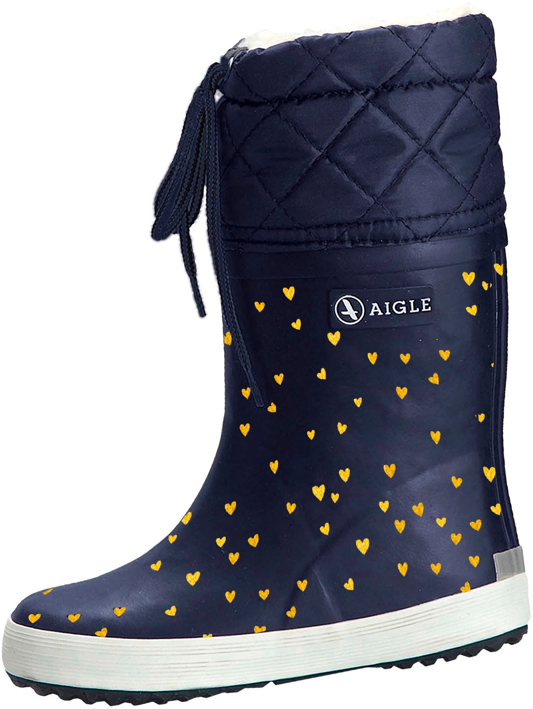 Aigle Gummistiefel »Giboulee Gold Hearts«, dunkelblau/gold kaufen