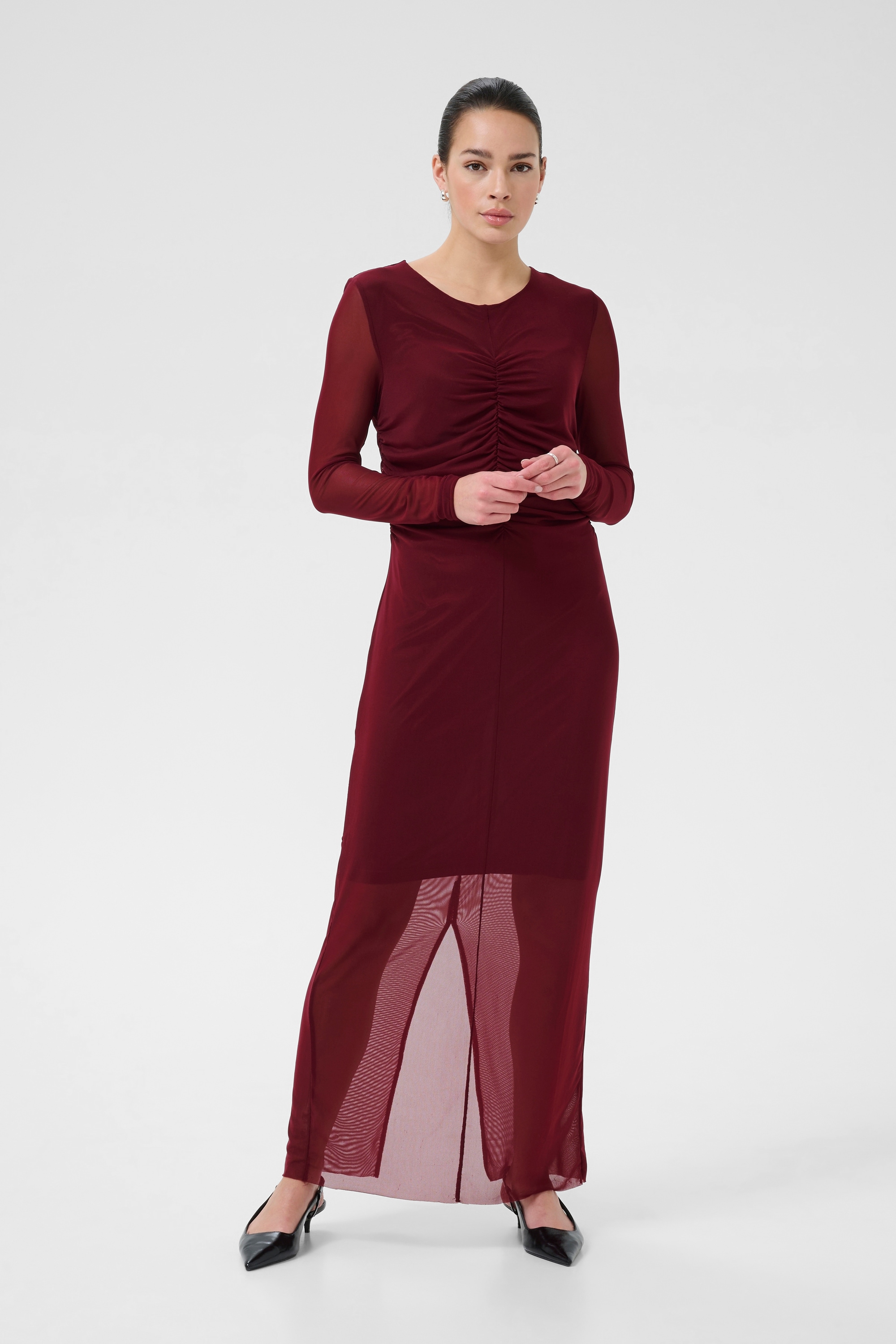 KAFFE Midikleid »Kleid KAchai«