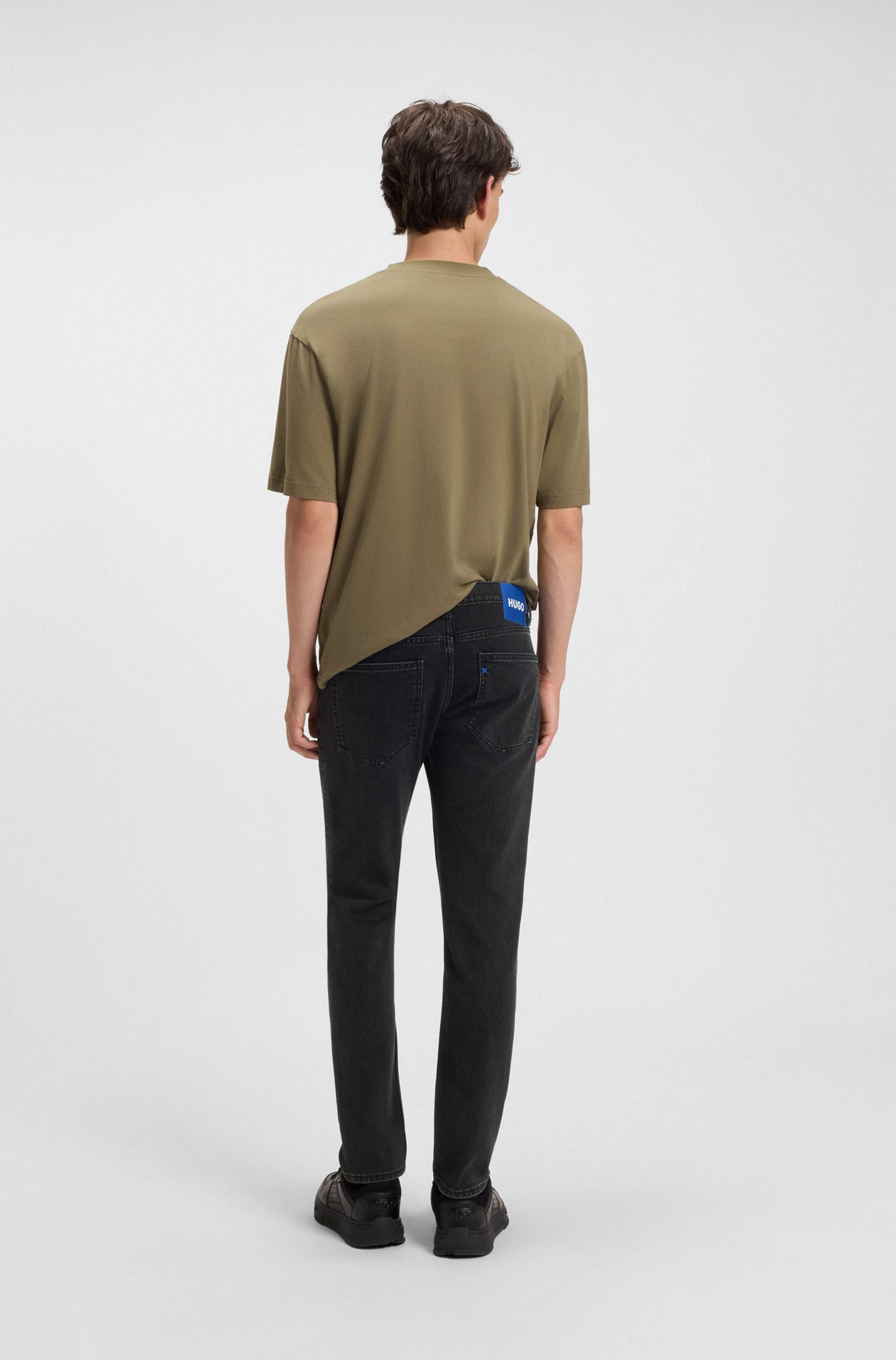 HUGO Slim-fit-Jeans »Zane« mit angesetztem Bund