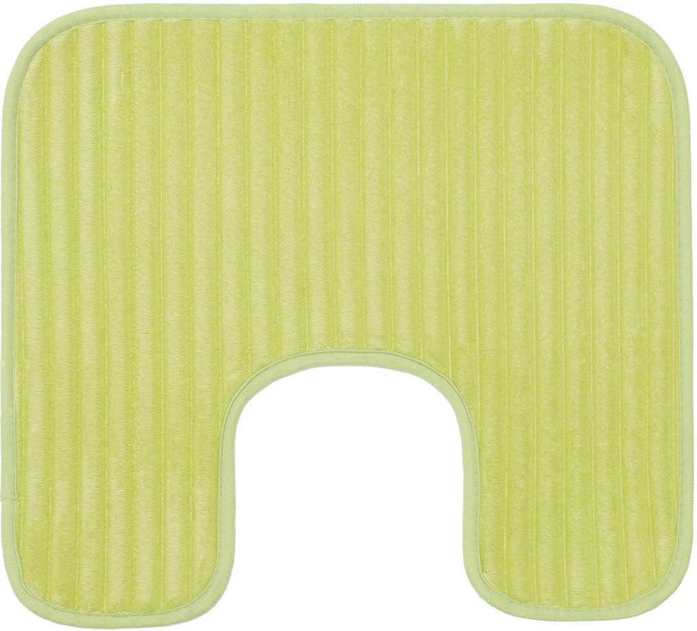 Gözze "Berlin" Höhe 7 mm rutschhemmend beschichtet fußbodenheizungsgeeignet Badteppich, Uni Farben, Cord Optik, waschbar