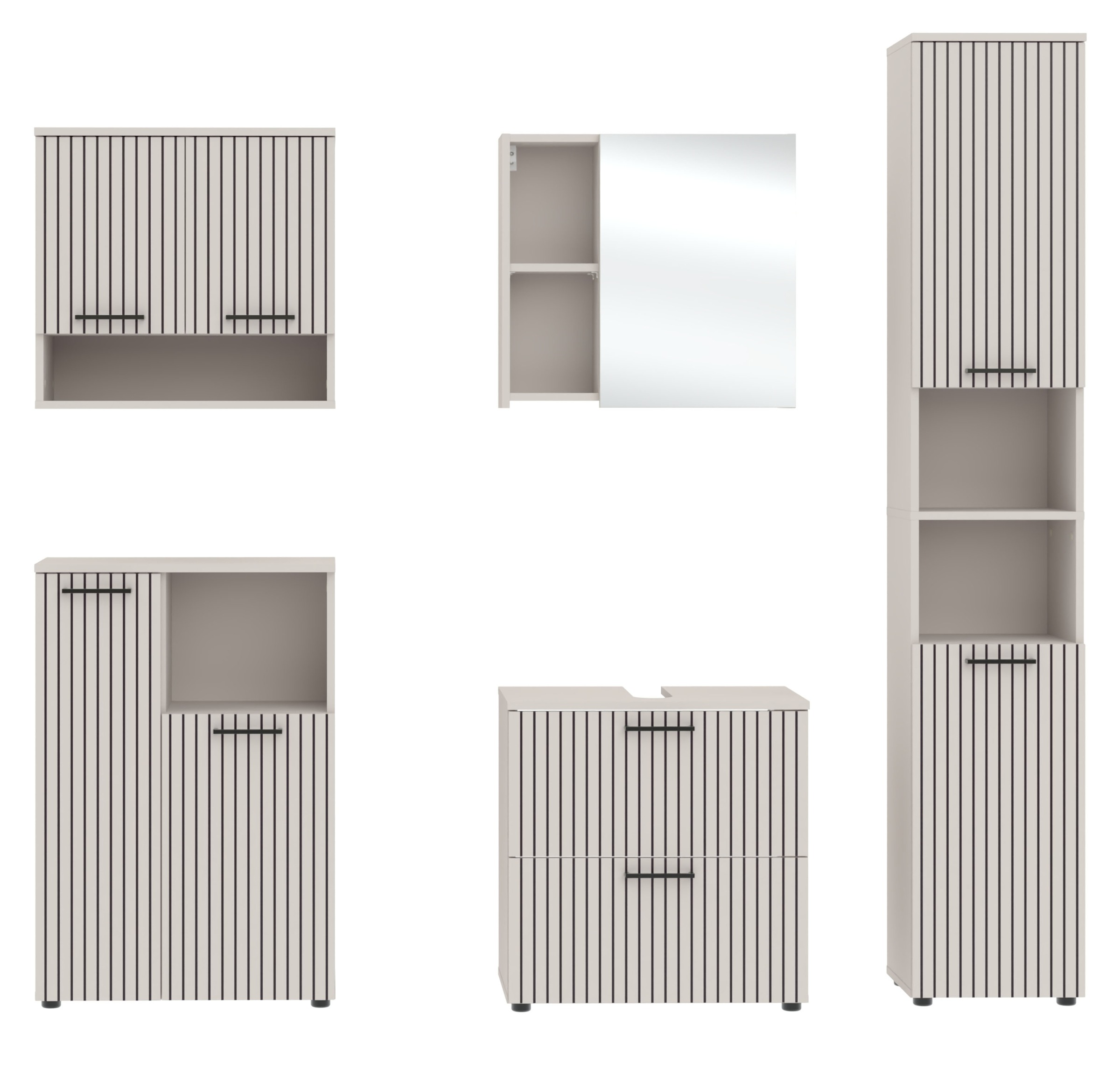 RESPEKTA Badezimmer-Set »Tilda« 5 Stk. tlg.