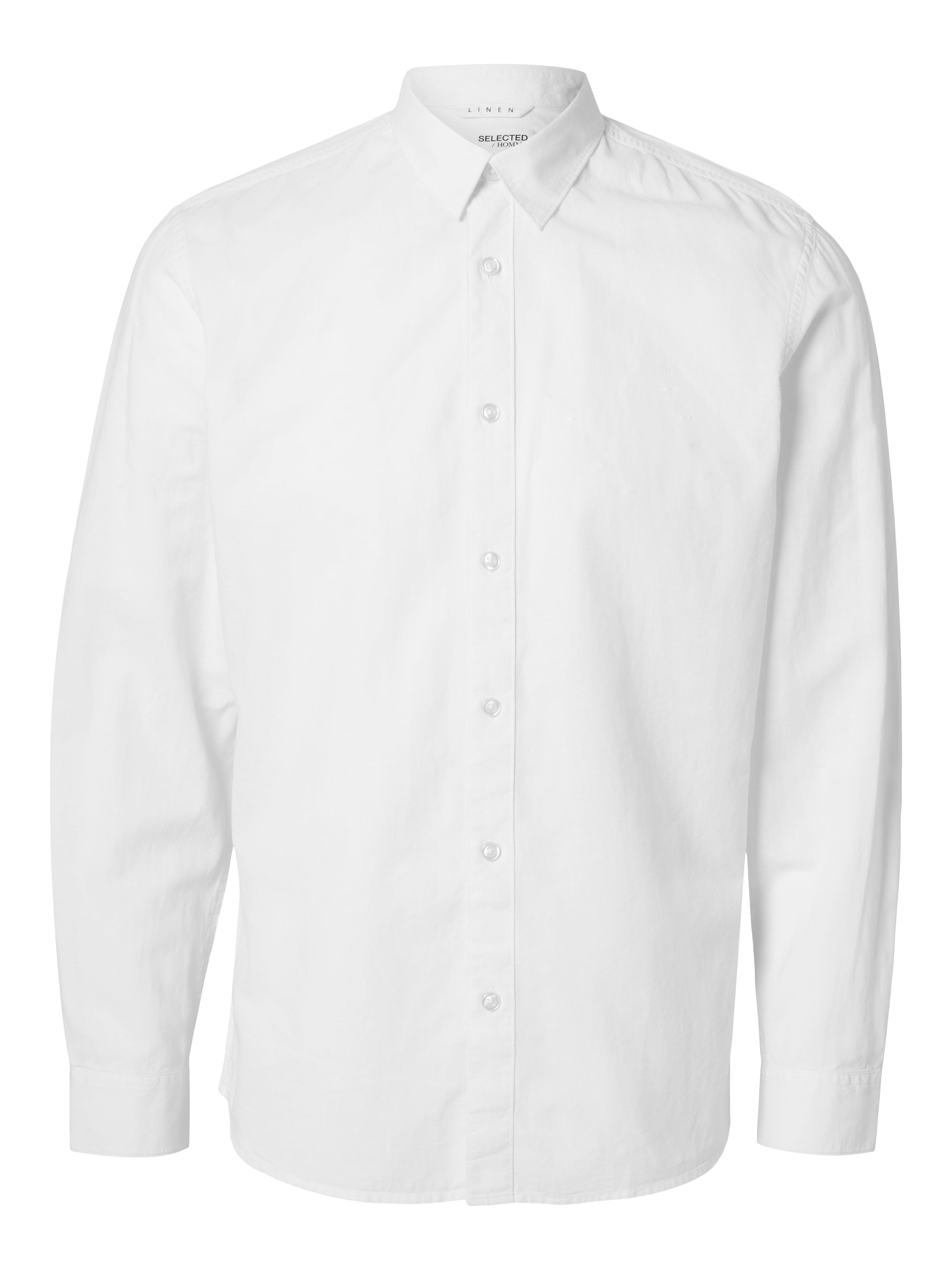 SELECTED HOMME Leinenhemd »NEW-LINEN SHIRT«, unifarben