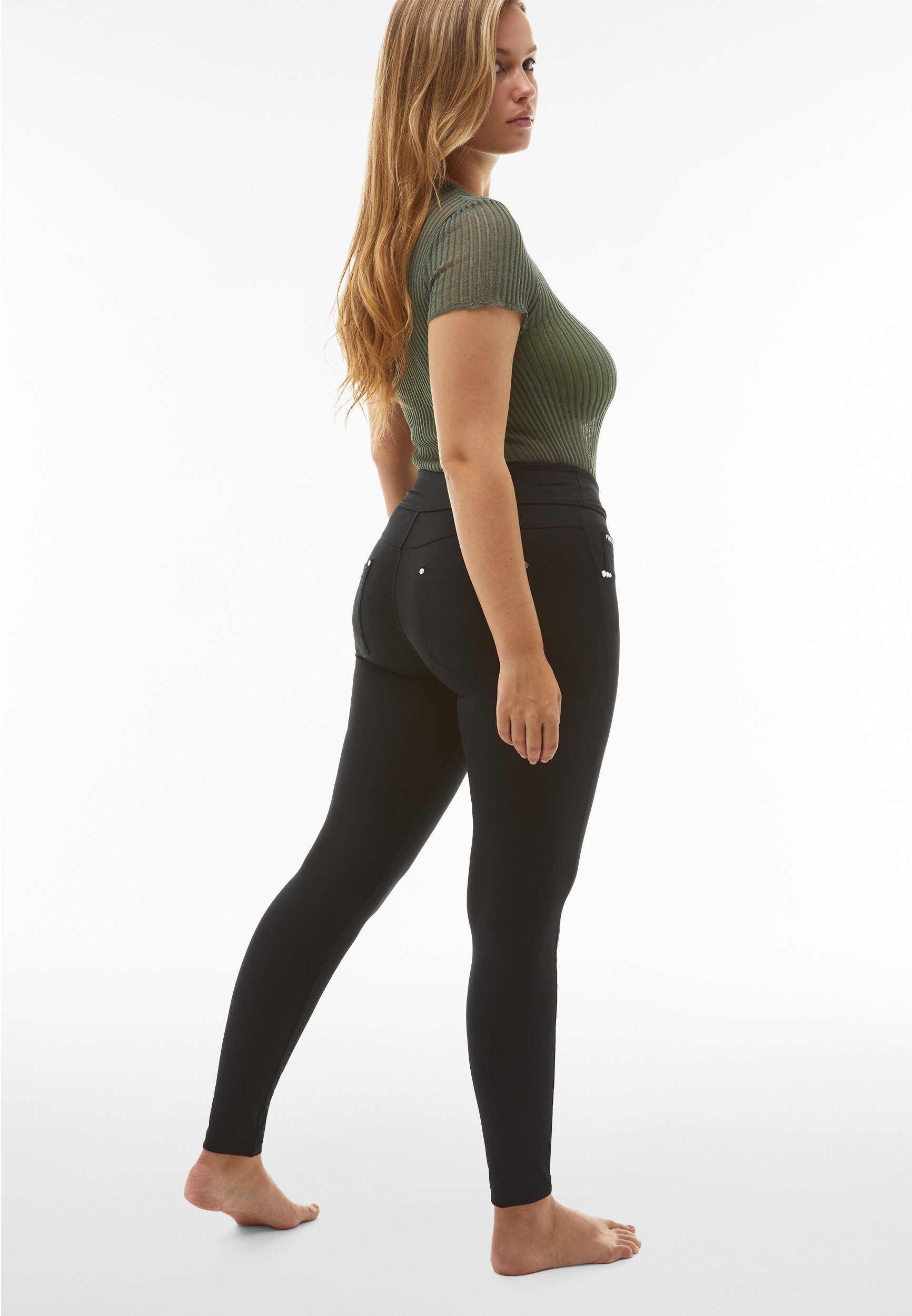 Freddy Leggings »NOW SKINNY YOGA«  mit umschlagbaren Taillenbund