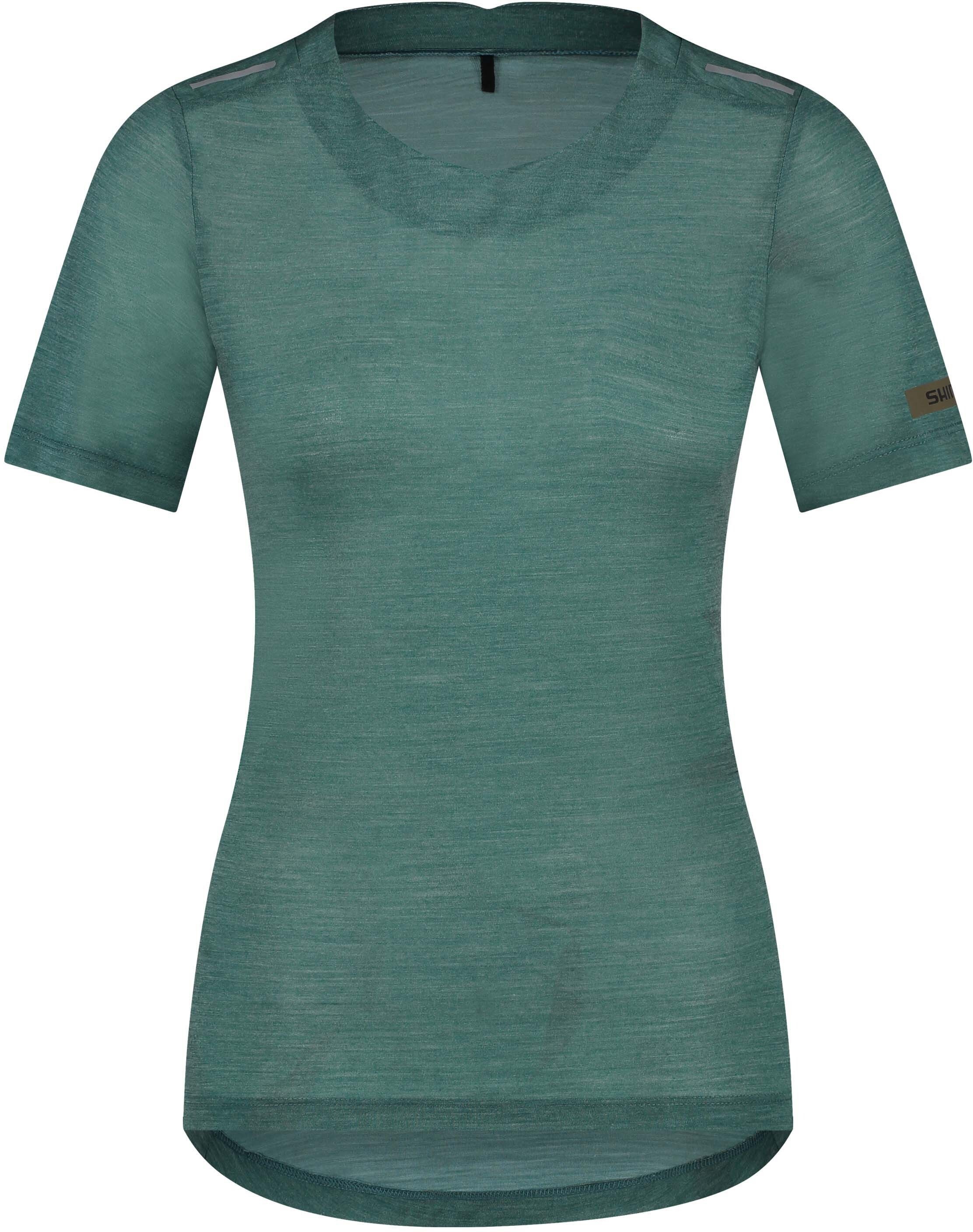 Shimano Radtrikot »Woman's EVOLVE Terra Short Sleeve Jersey, Green«