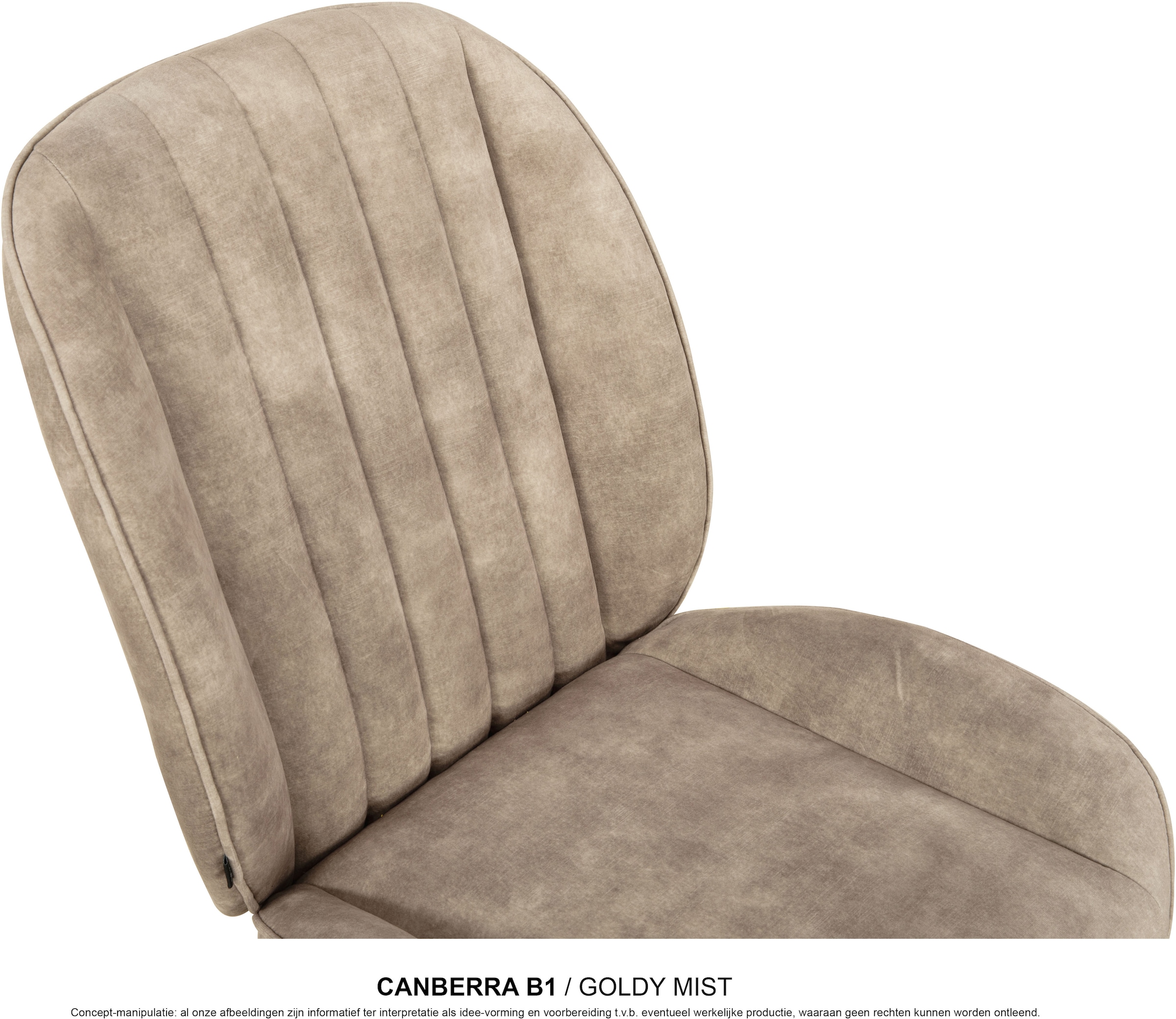 OMG Design Esszimmerstuhl »Canberra« (Set) 1 Stk.Esszimmerstuhl, pflegeleichter Samtvelour Bezug