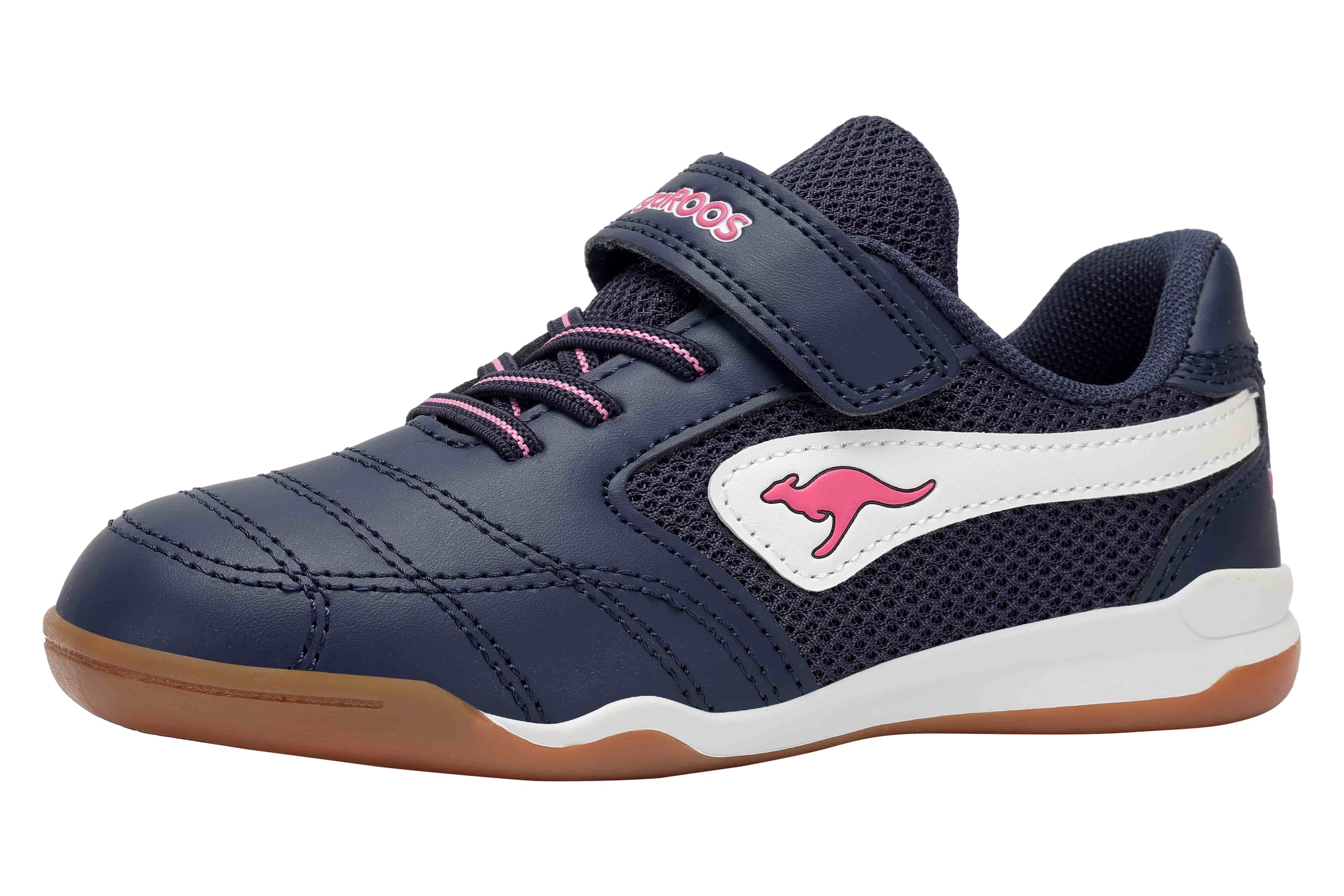 KangaROOS Indoorschuh "K-BRACEYARD EV" Hallenschuh für Kinder und Jugendliche, mit Klettverschluss