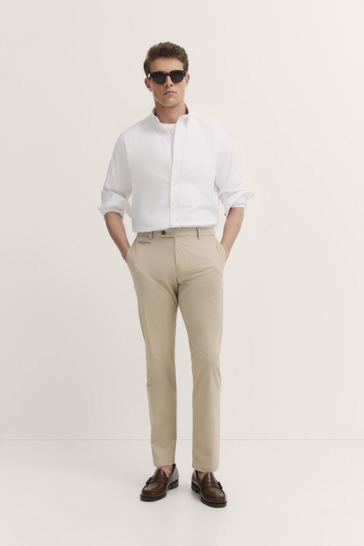 bugatti Chinohose  mit Stretchfunktion