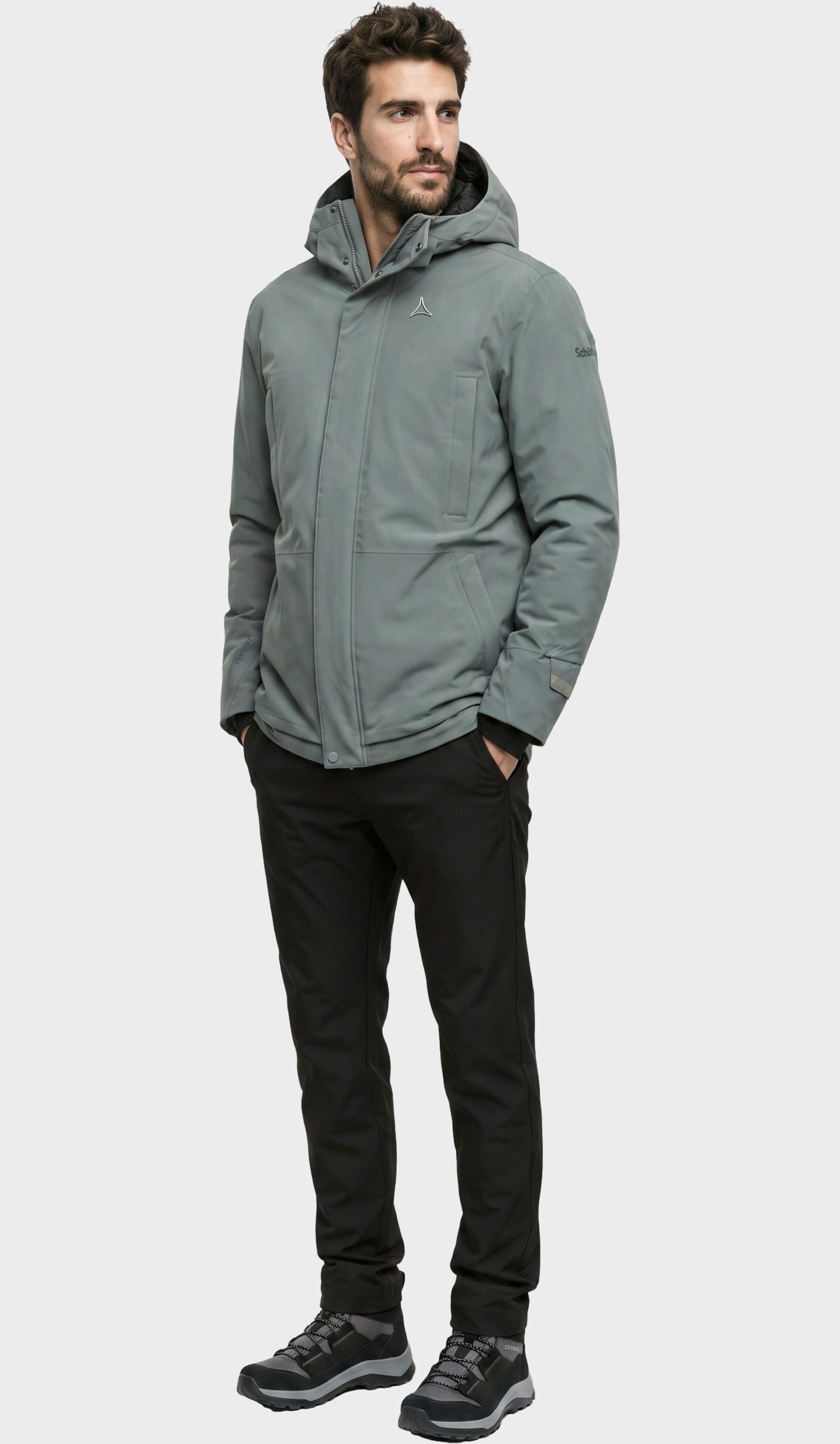Schöffel Langjacke »Ins Parka Style Crivat MNS« mit Kapuze